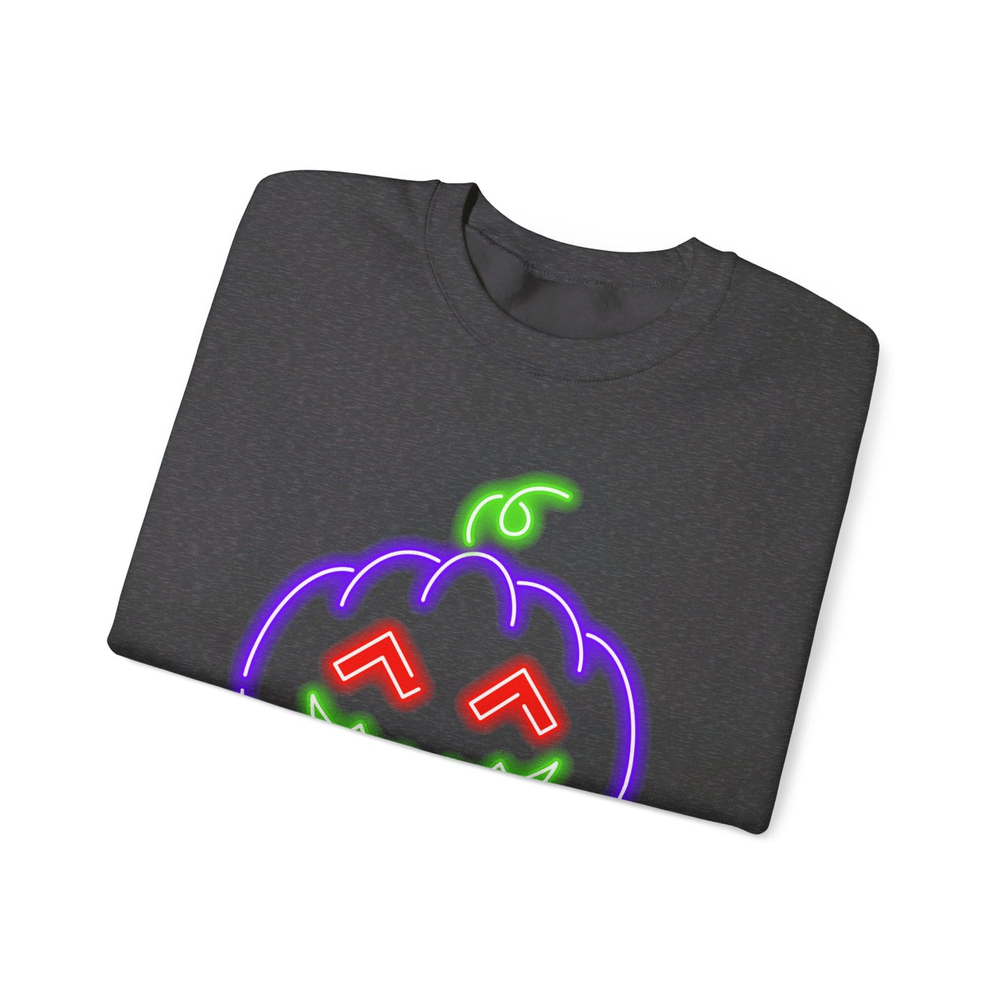 Lit Pumpkin Unisex Heavy Blend™ Crewneck Sweatshirt