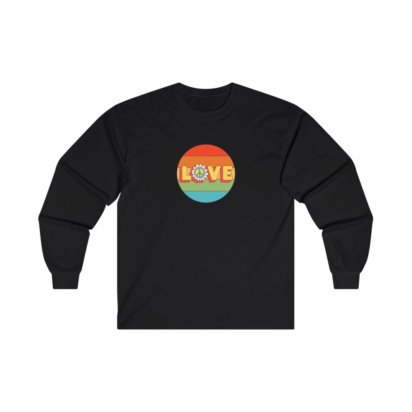 Love Stripe 70s Unisex Ultra Cotton Long Sleeve Tee