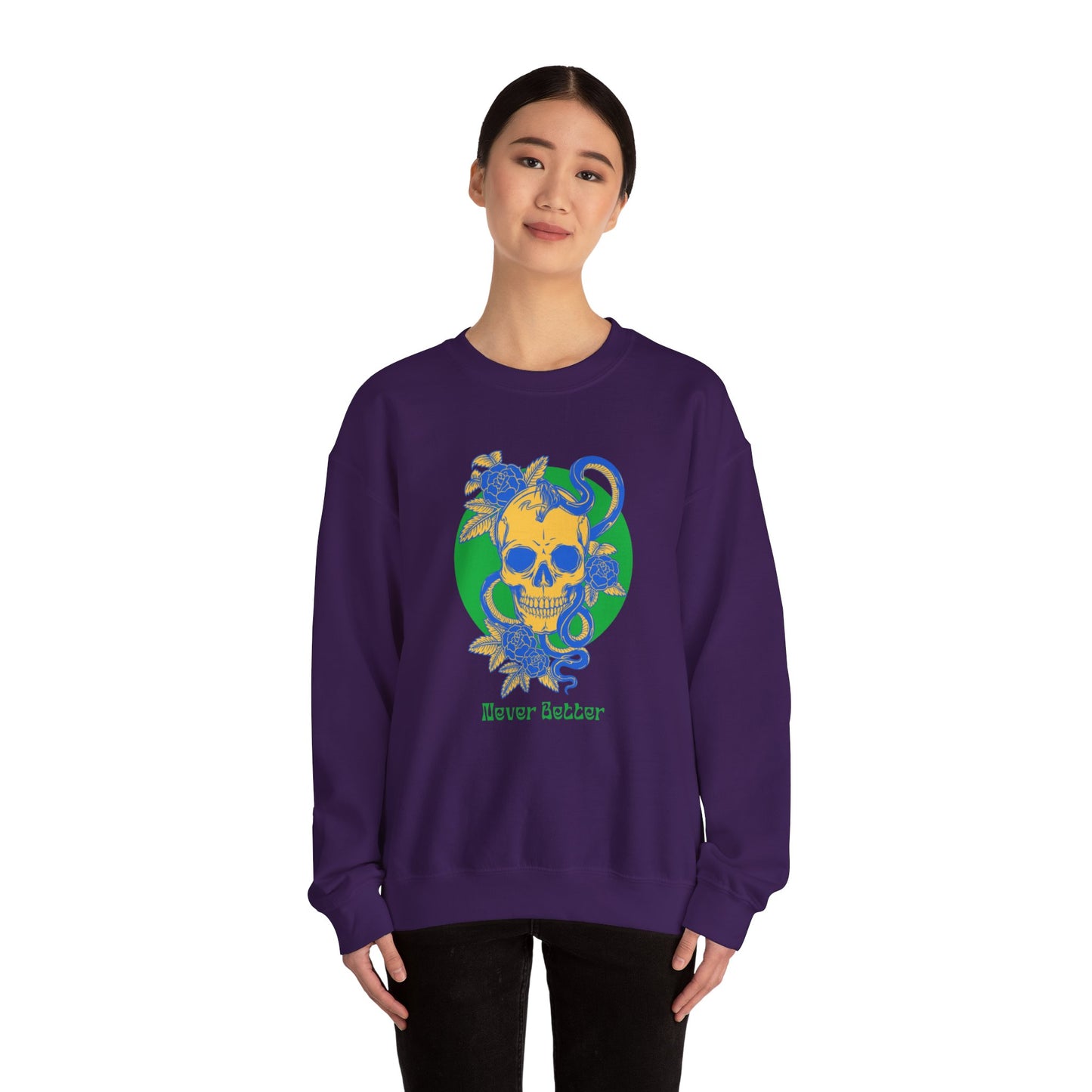 Never Better Unisex Heavy Blend™ Crewneck Sweatshirt