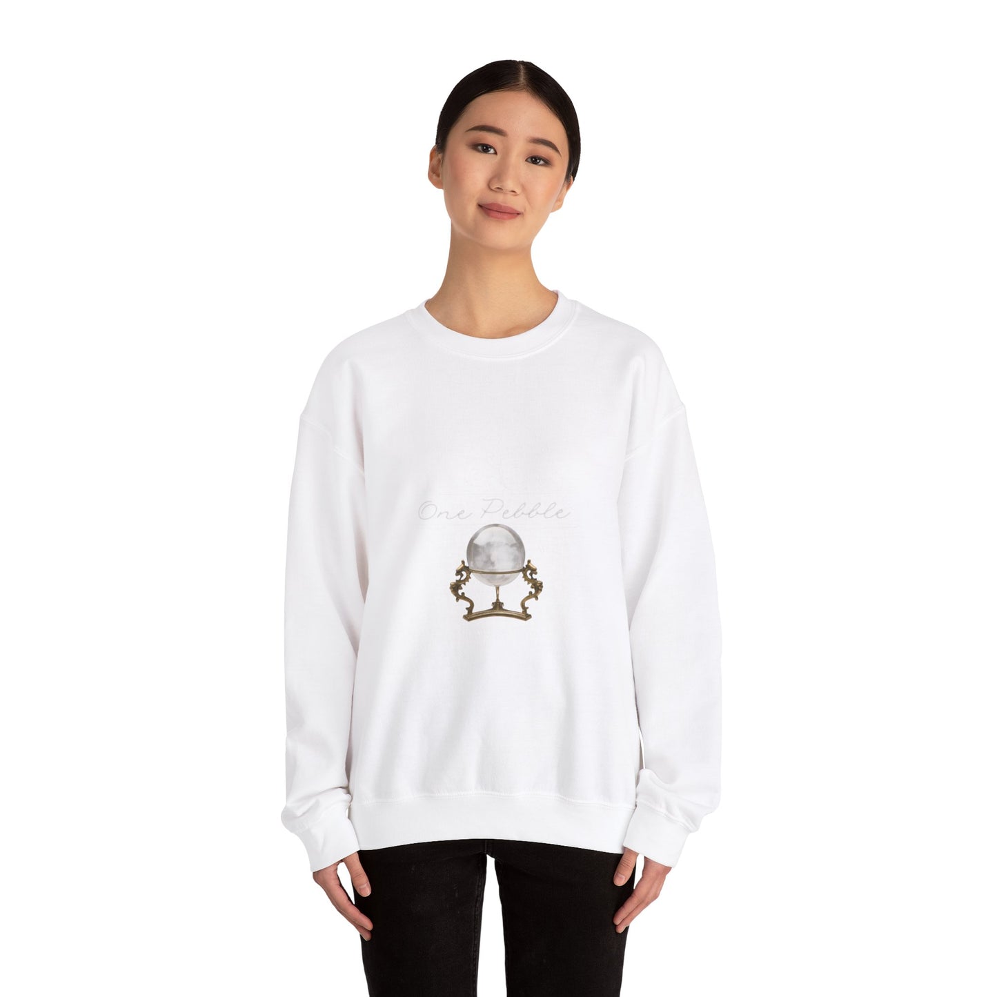 One Pebble Sphere Unisex Heavy Blend™ Crewneck Sweatshirt