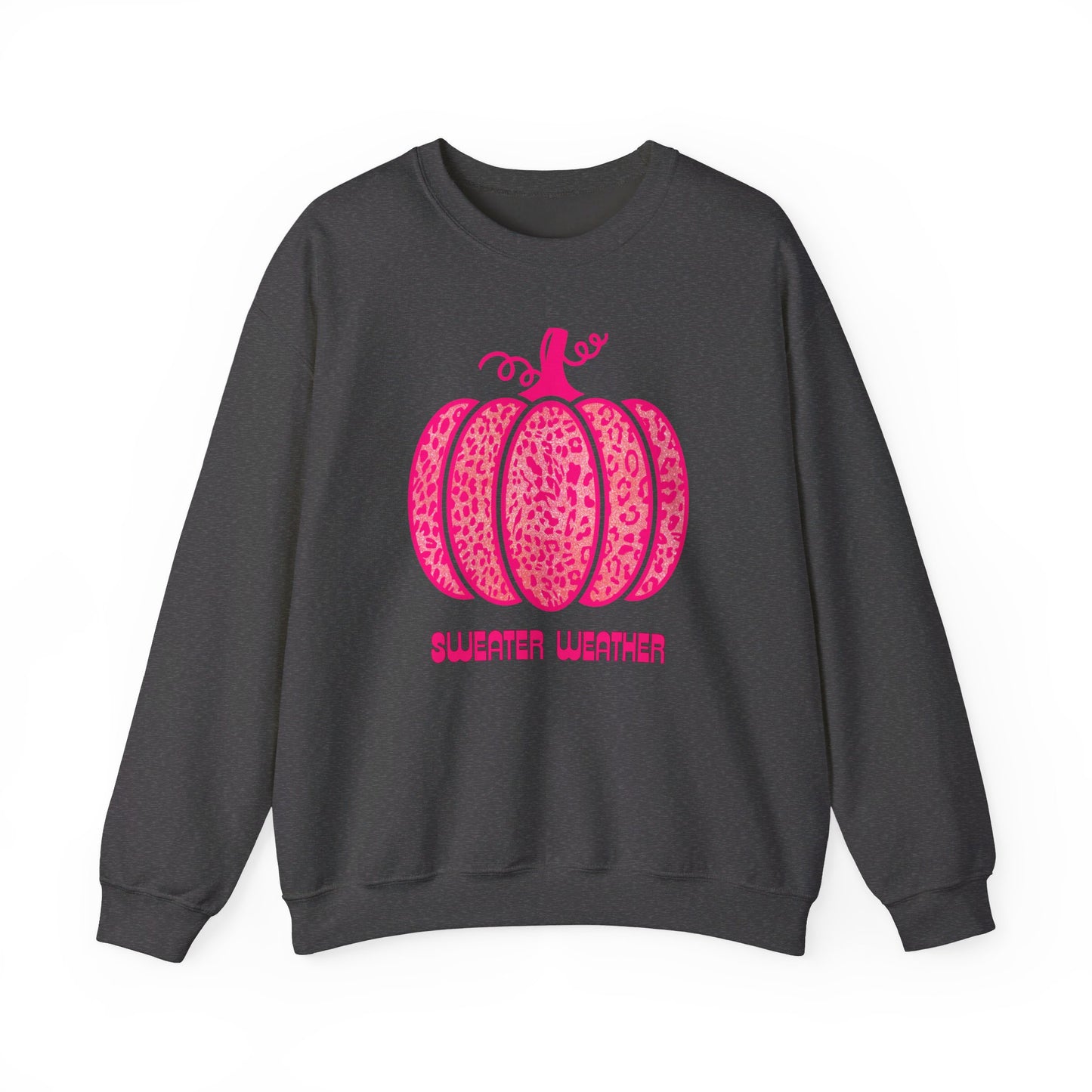 Pink Sweater Weather Unisex Heavy Blend™ Crewneck Sweatshirt