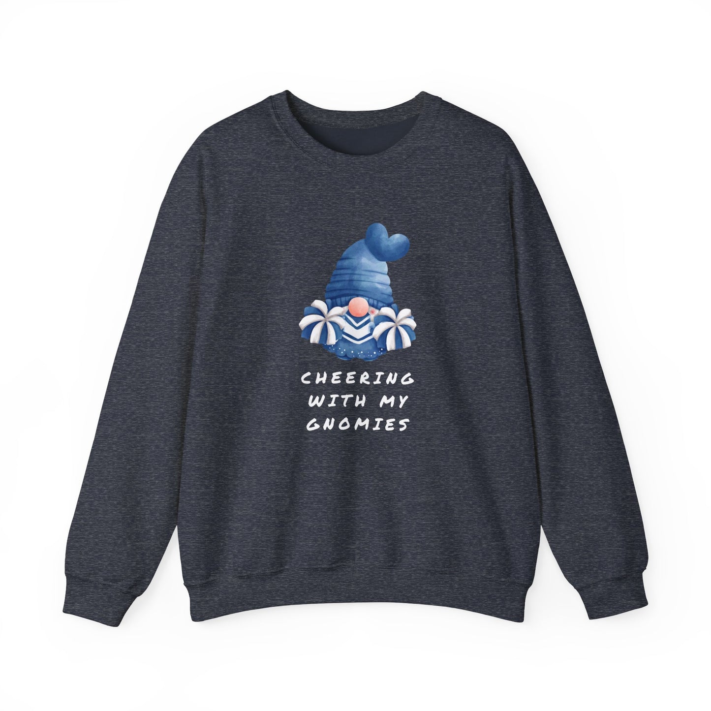 Cheering With My Gnomies Unisex Heavy Blend™ Crewneck Sweatshirt