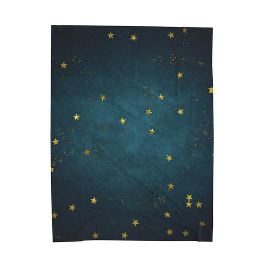 Stars Velveteen Plush Blanket