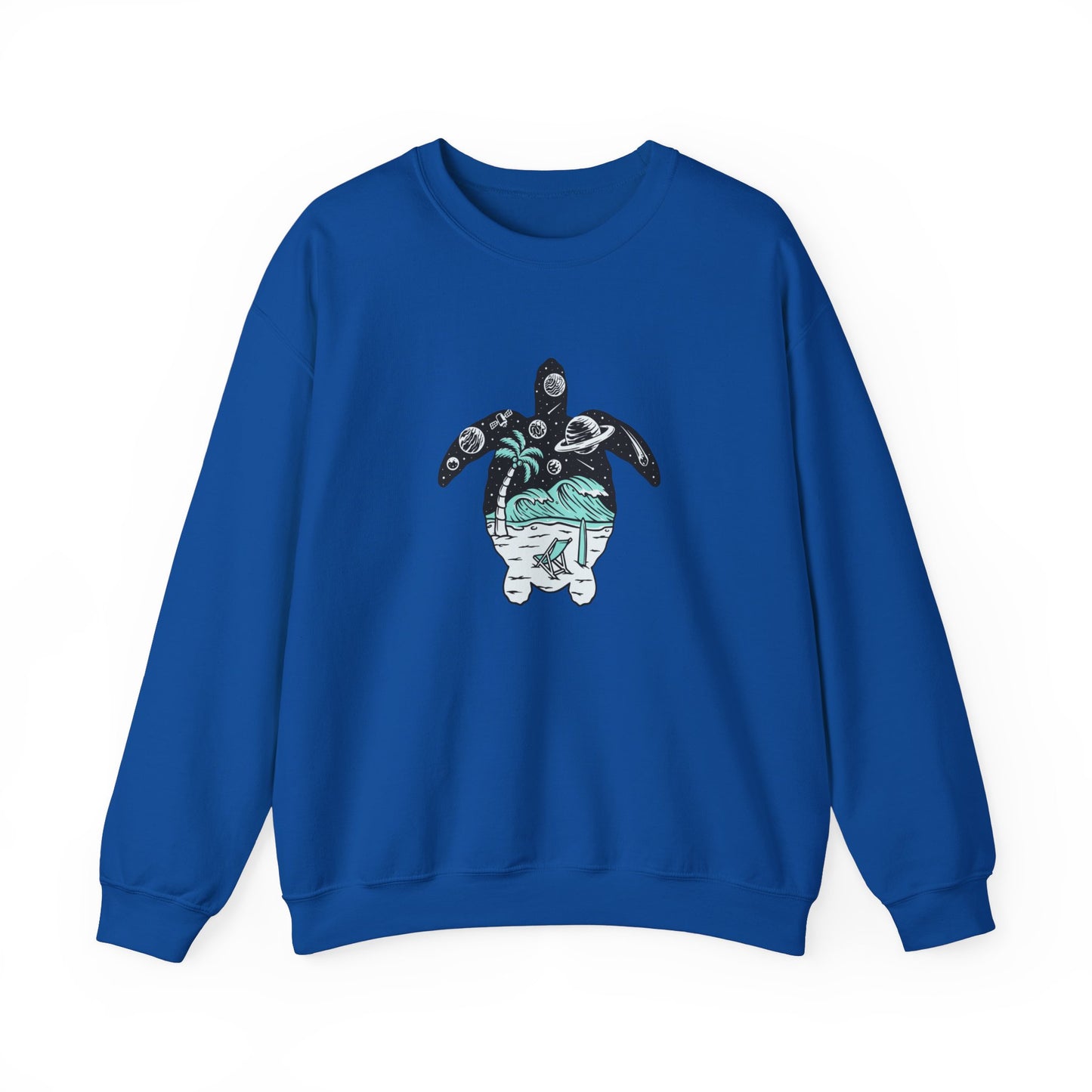 Space Turtle Unisex Heavy Blend™ Crewneck Sweatshirt