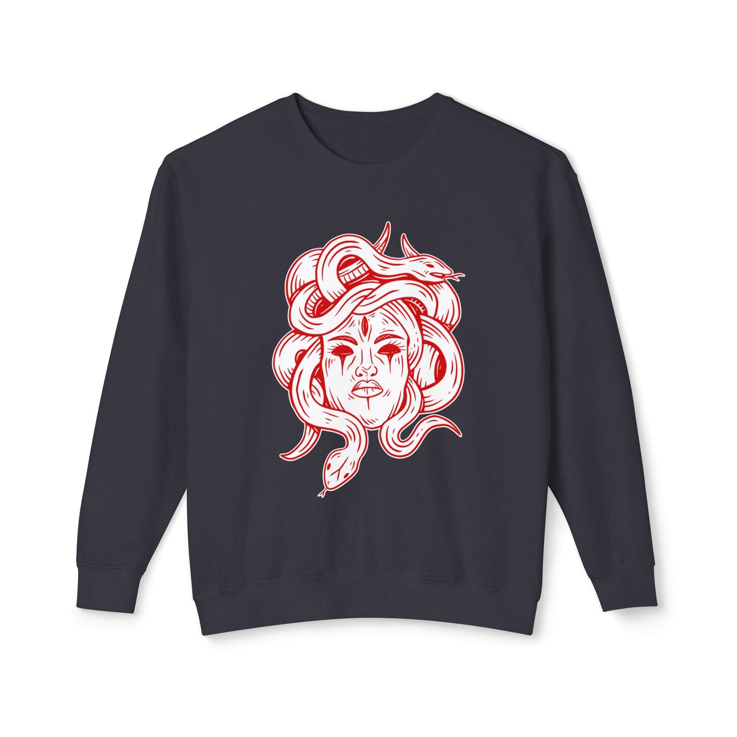 Medusa Unisex Lightweight Crewneck Sweatshirt