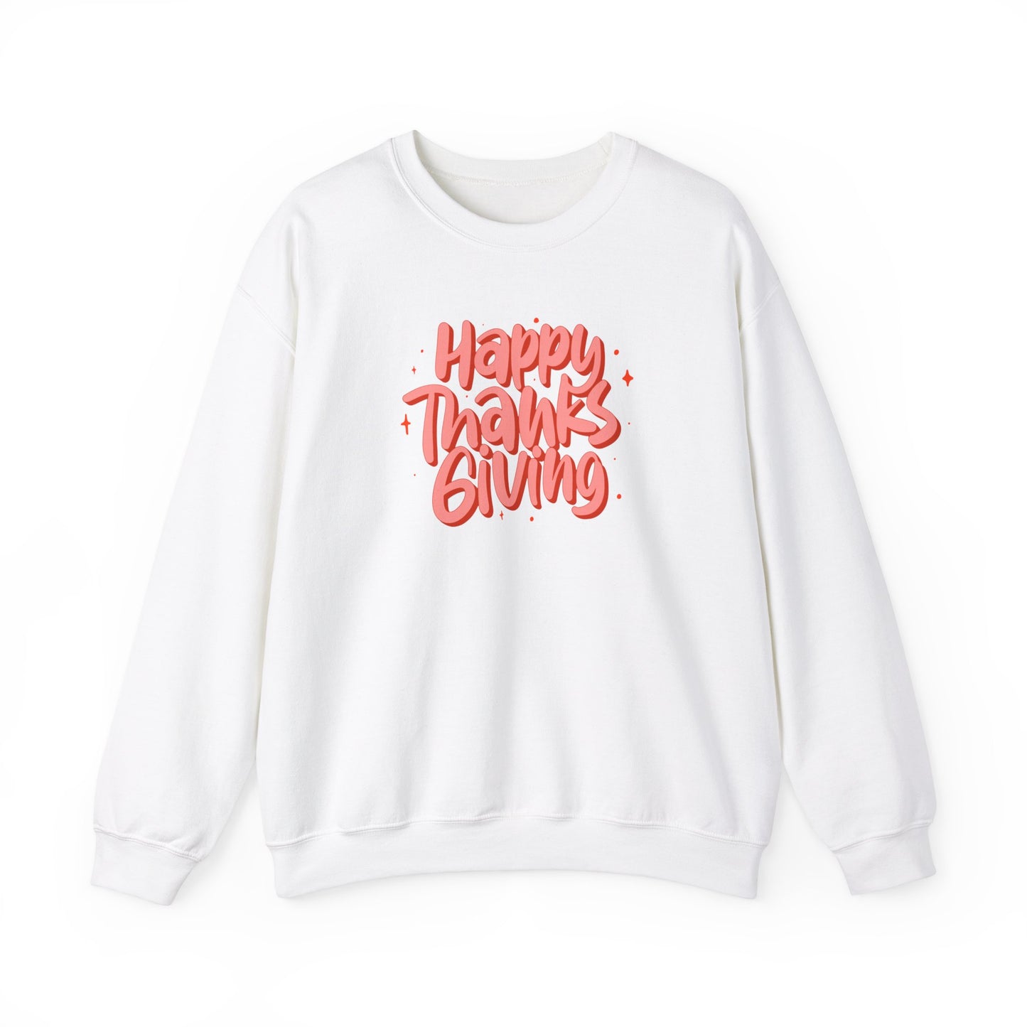 Happy Thanks Unisex Heavy Blend™ Crewneck Sweatshirt