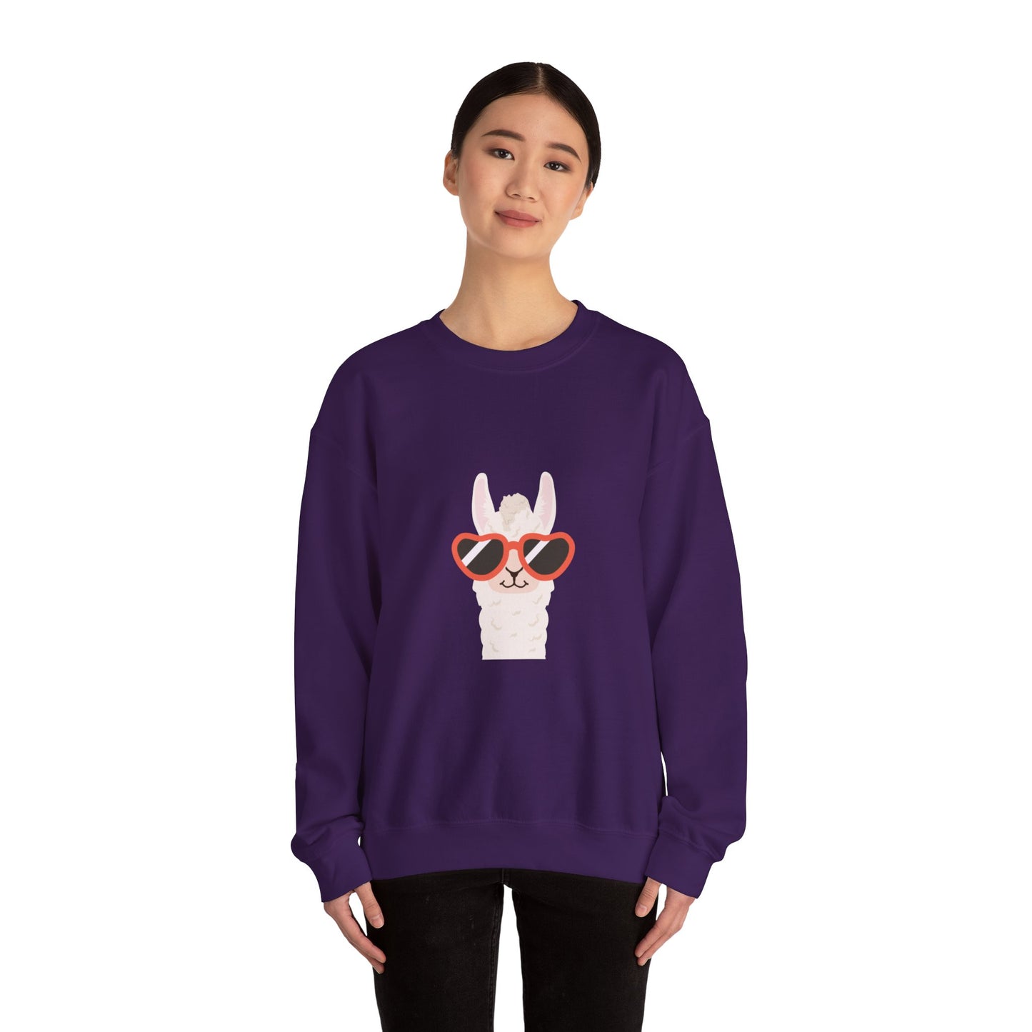 Llama Unisex Heavy Blend™ Crewneck Sweatshirt