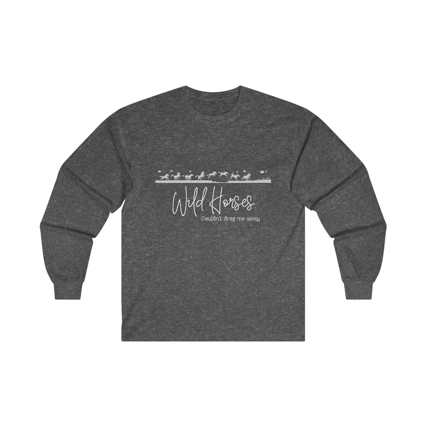 Wild Horses Horizon Unisex Ultra Cotton Long Sleeve Tee