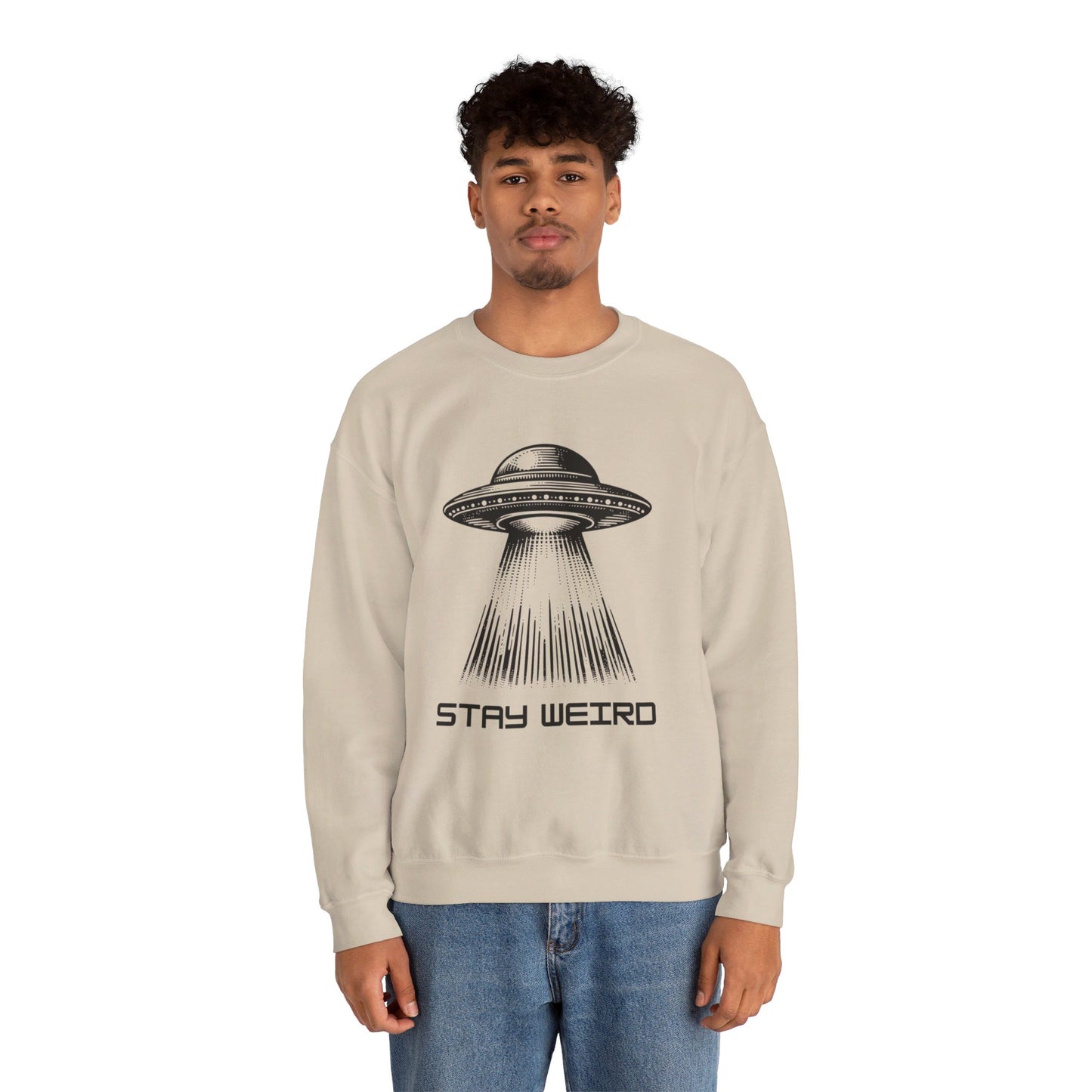 Stay Weird Unisex Heavy Blend™ Crewneck Sweatshirt