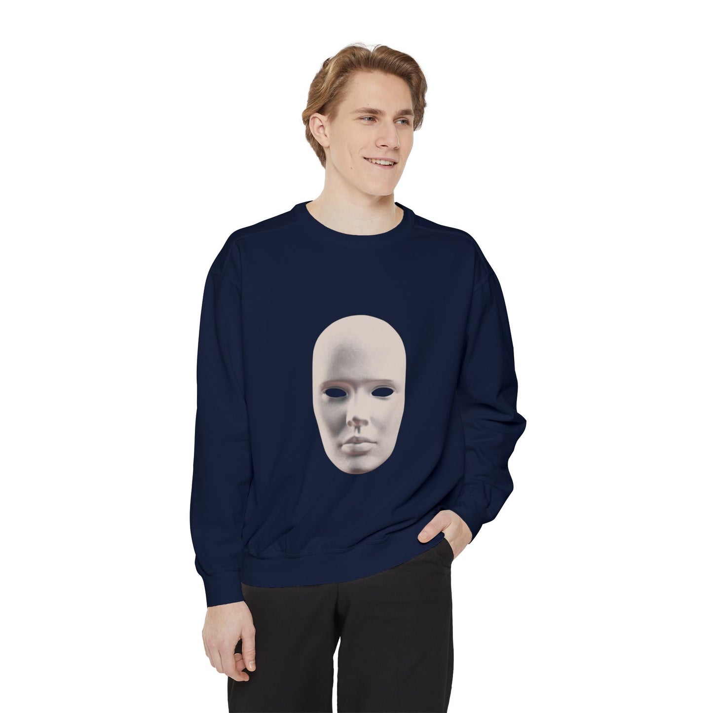 Mask Unisex Garment-Dyed Sweatshirt