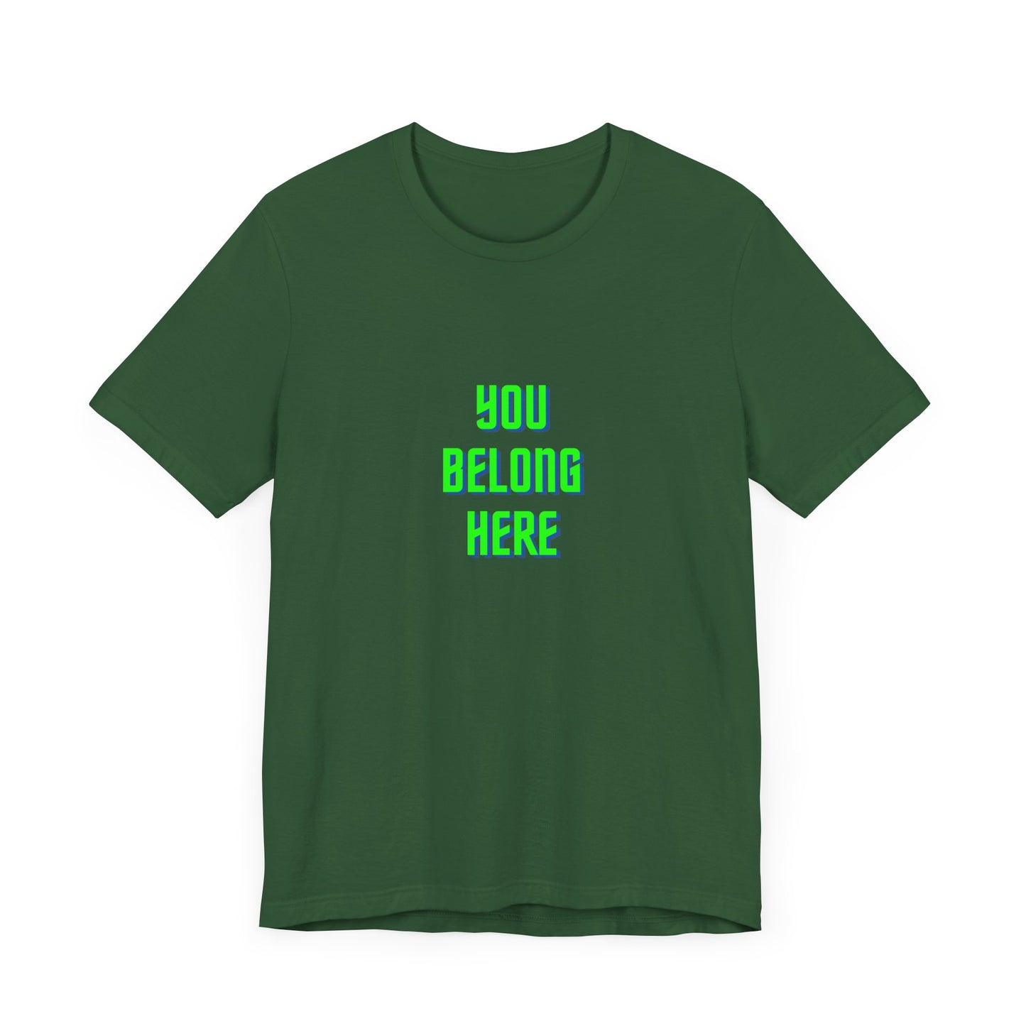 You Belong Here St Patrick’s Day Unisex Jersey Short Sleeve Tee