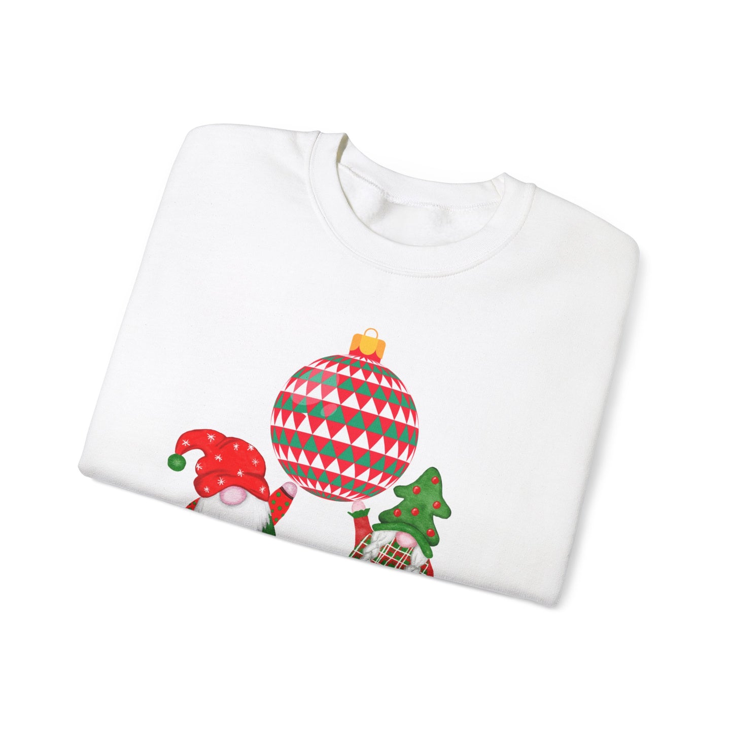 Christmas Gnome Disco Unisex Heavy Blend™ Crewneck Sweatshirt