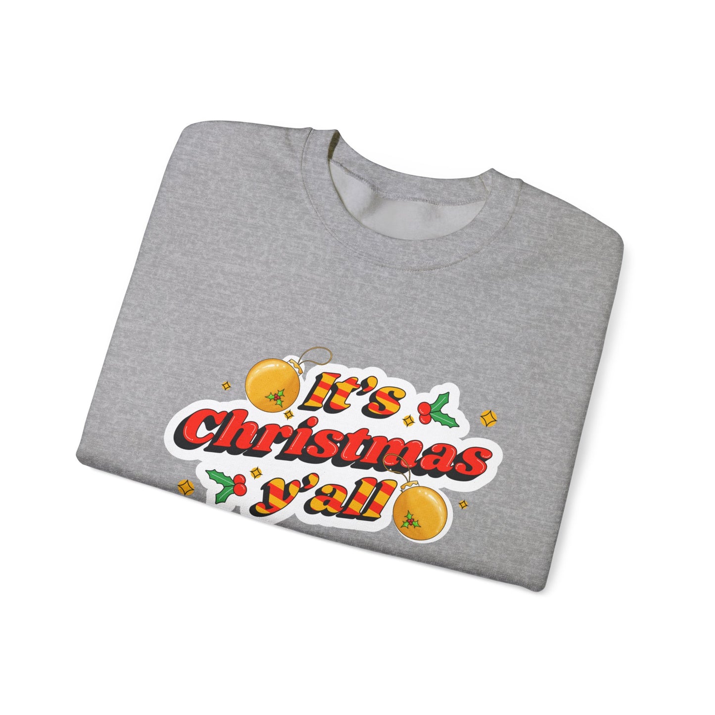 Christmas Ya’ll Unisex Heavy Blend™ Crewneck Sweatshirt