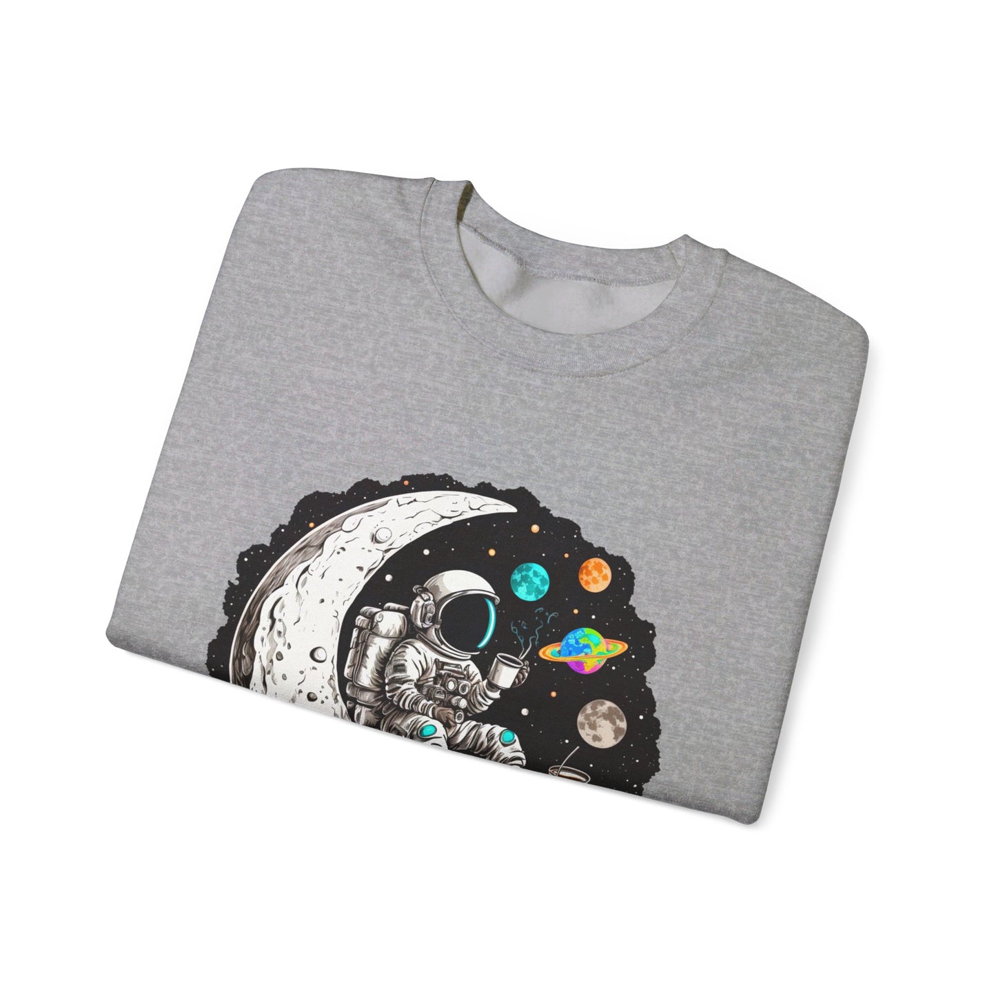 Waffles in Space Unisex Heavy Blend™ Crewneck Sweatshirt