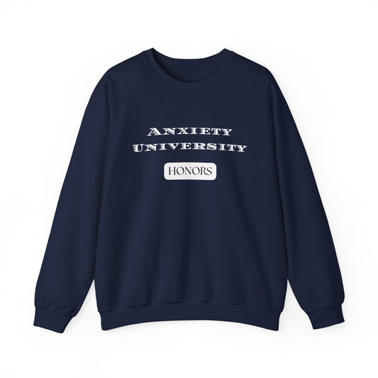 Anxiety University Honors Unisex Heavy Blend™ Crewneck Sweatshirt