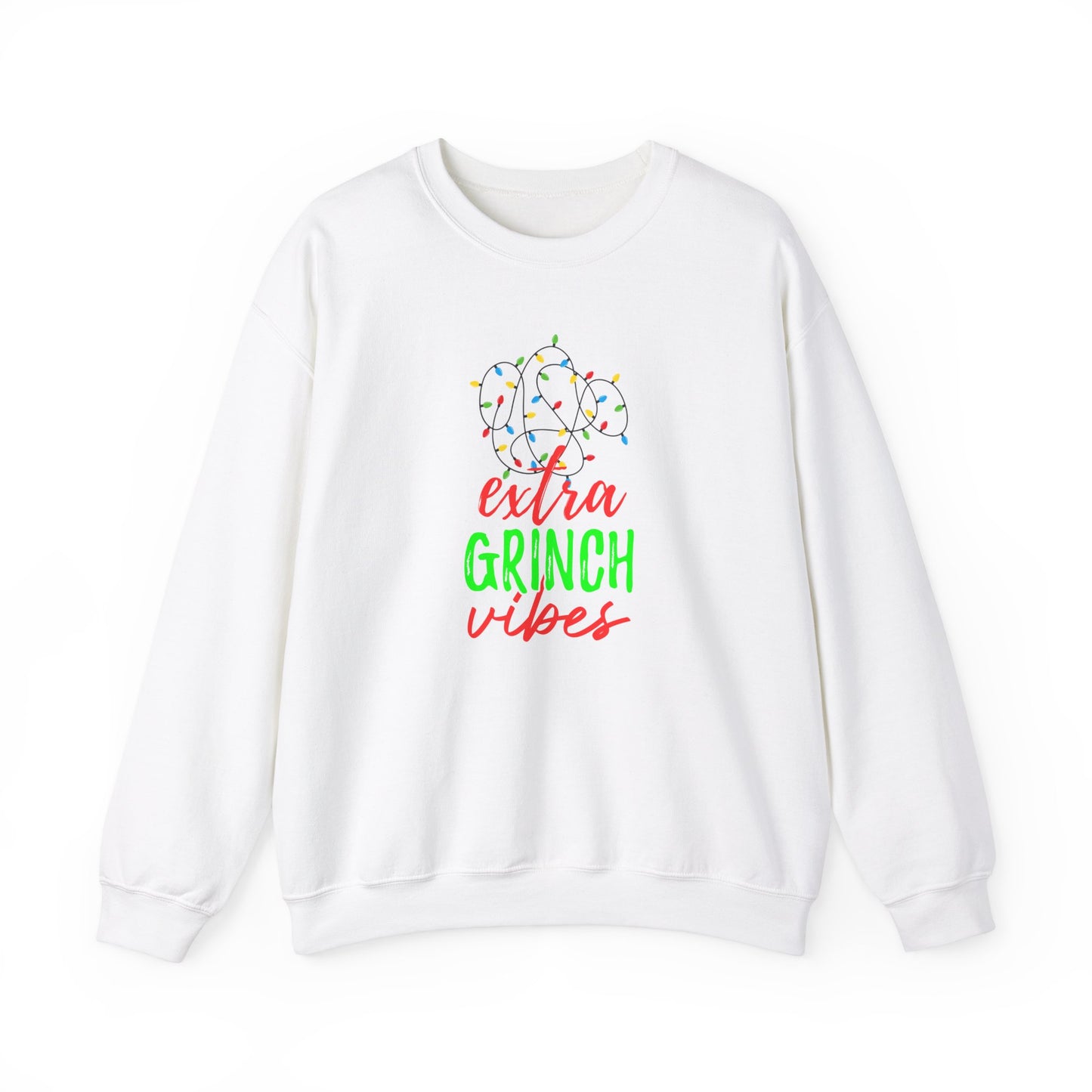 Grinch Vibes Unisex Heavy Blend™ Crewneck Sweatshirt