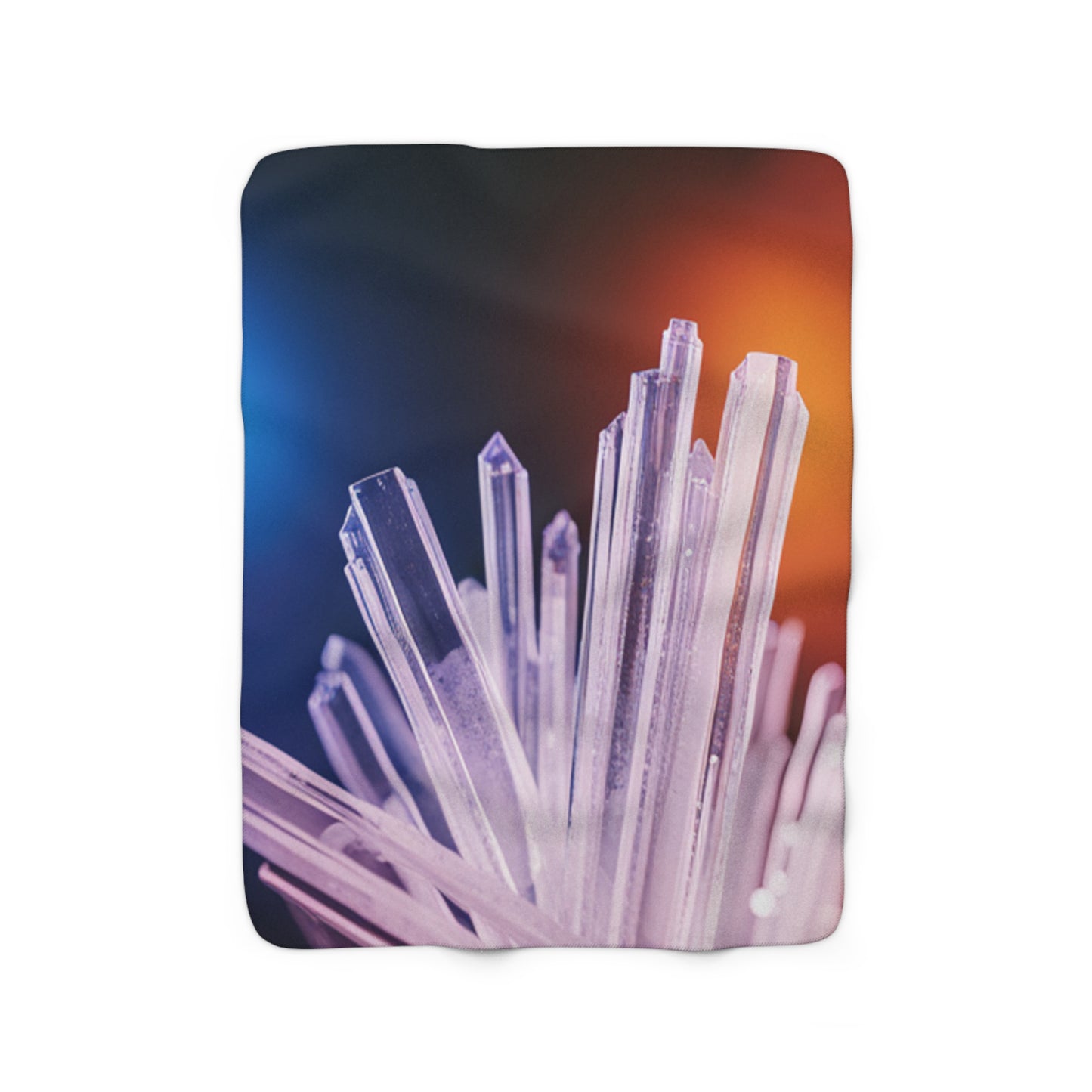 Crystal Lovers Selenite Sherpa Fleece Blanket