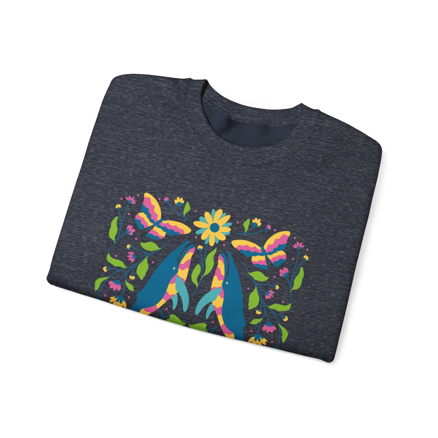 Whales Unisex Heavy Blend™ Crewneck Sweatshirt