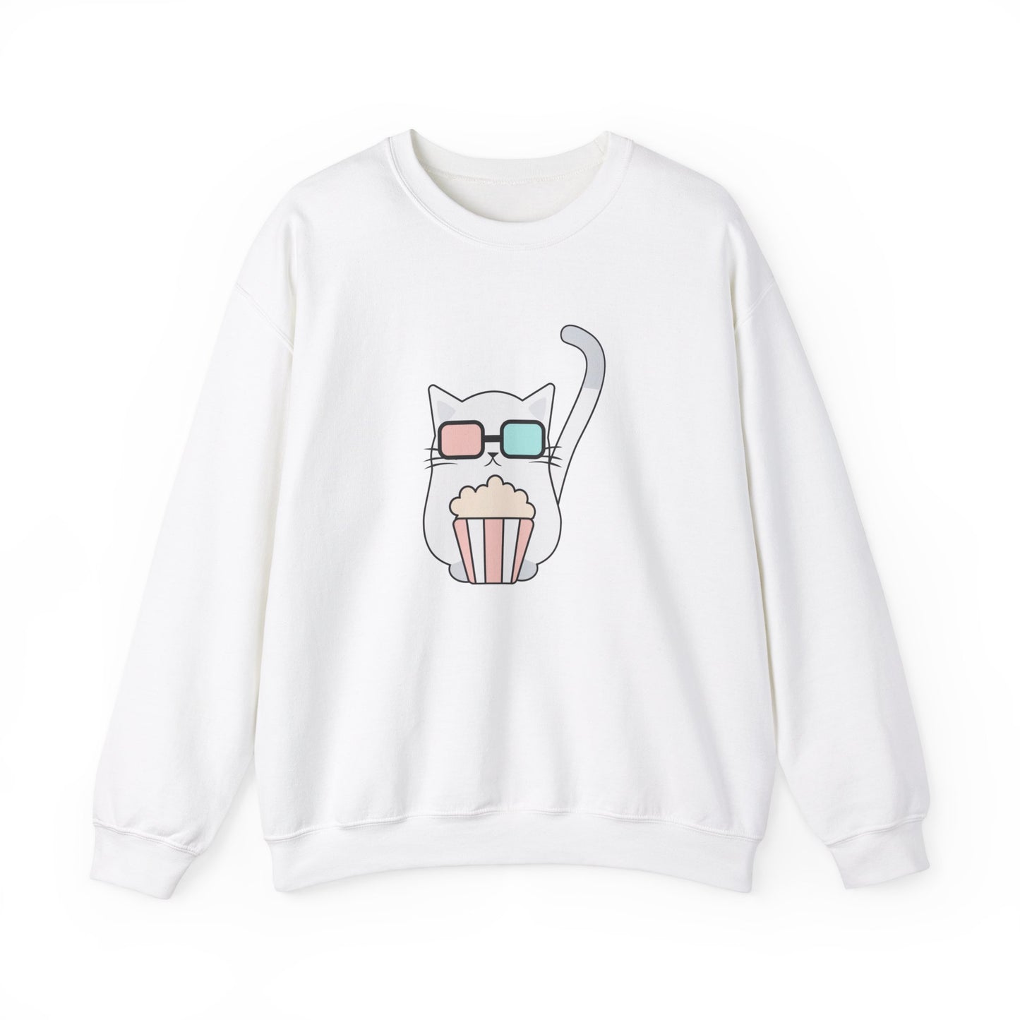 Movie Cat Unisex Heavy Blend™ Crewneck Sweatshirt