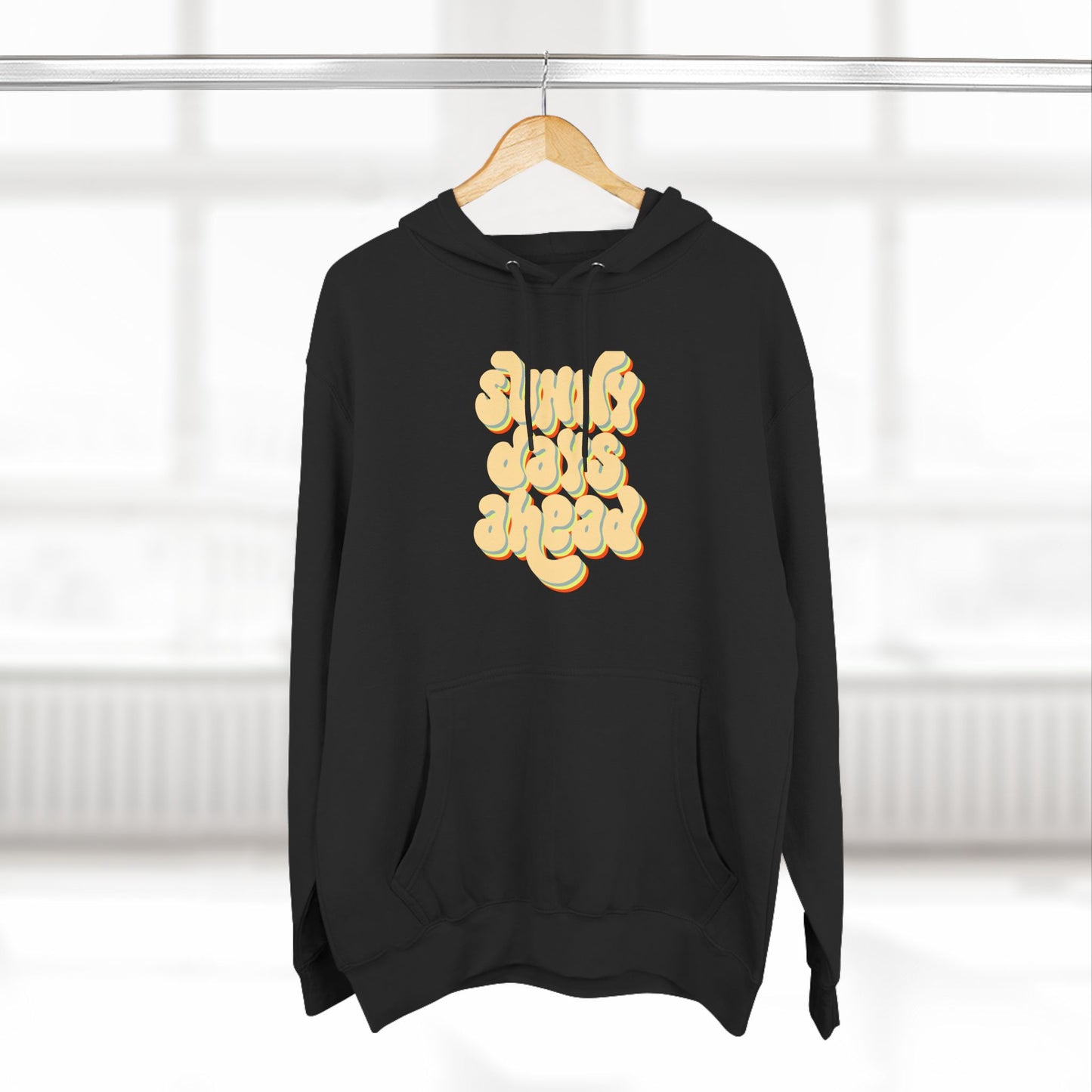 Sunny Days Three-Panel Fleece Hoodie