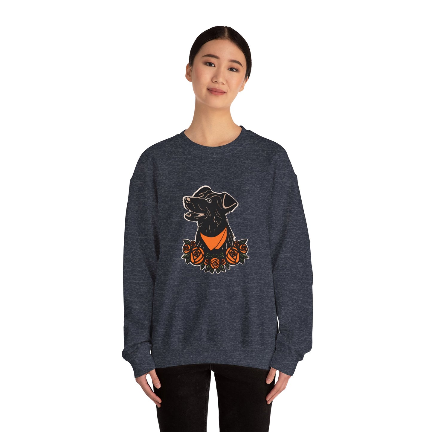 Blk Pup Unisex Heavy Blend™ Crewneck Sweatshirt