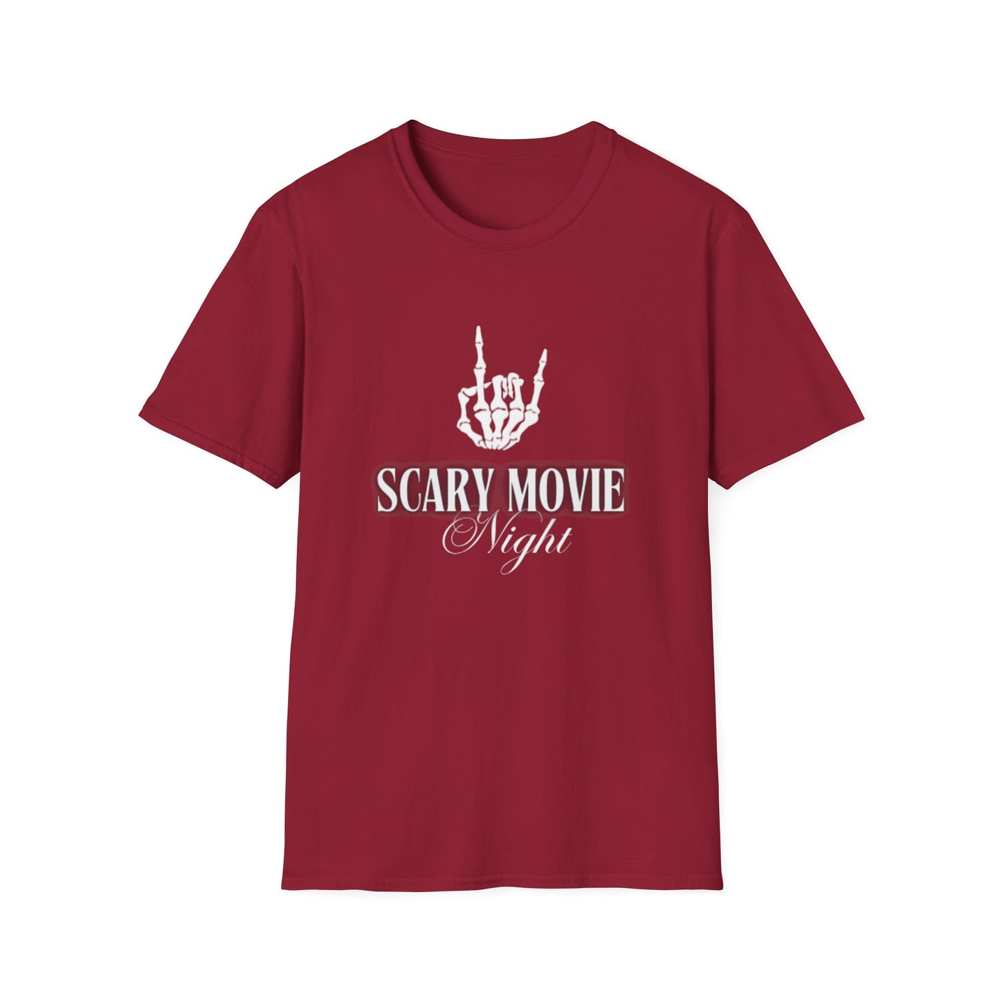 Scary Movie Night Unisex Softstyle T-Shirt