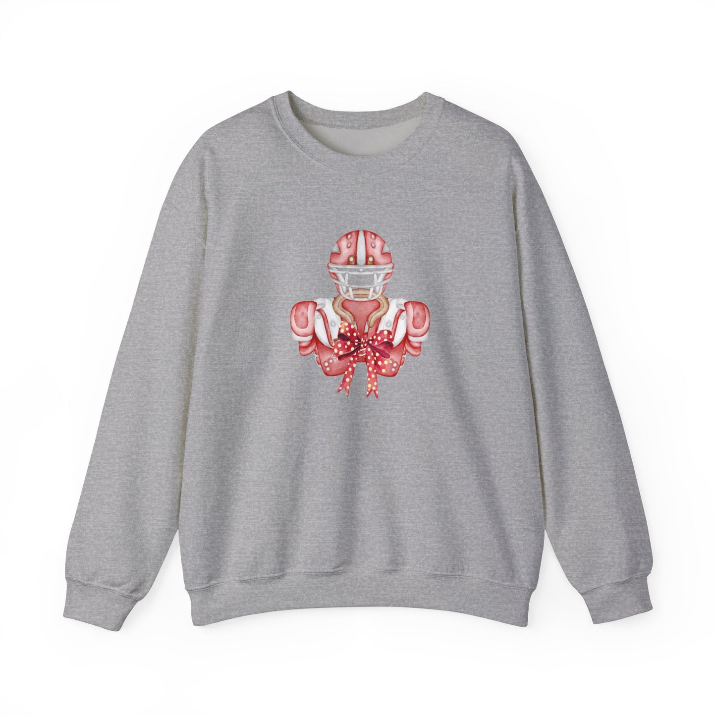 Red Bow Football Gear Unisex Heavy Blend™ Crewneck Sweatshirt