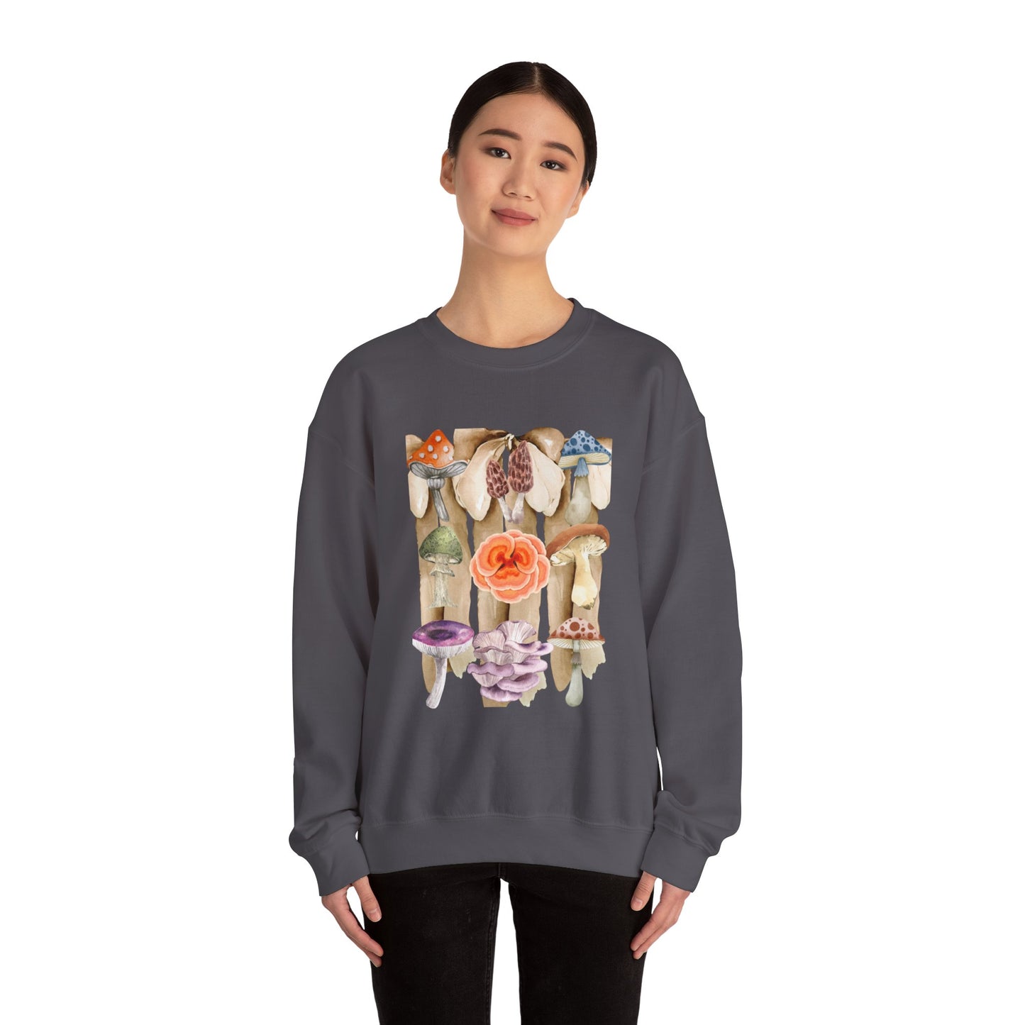 Mushroom Unisex Heavy Blend™ Crewneck Sweatshirt