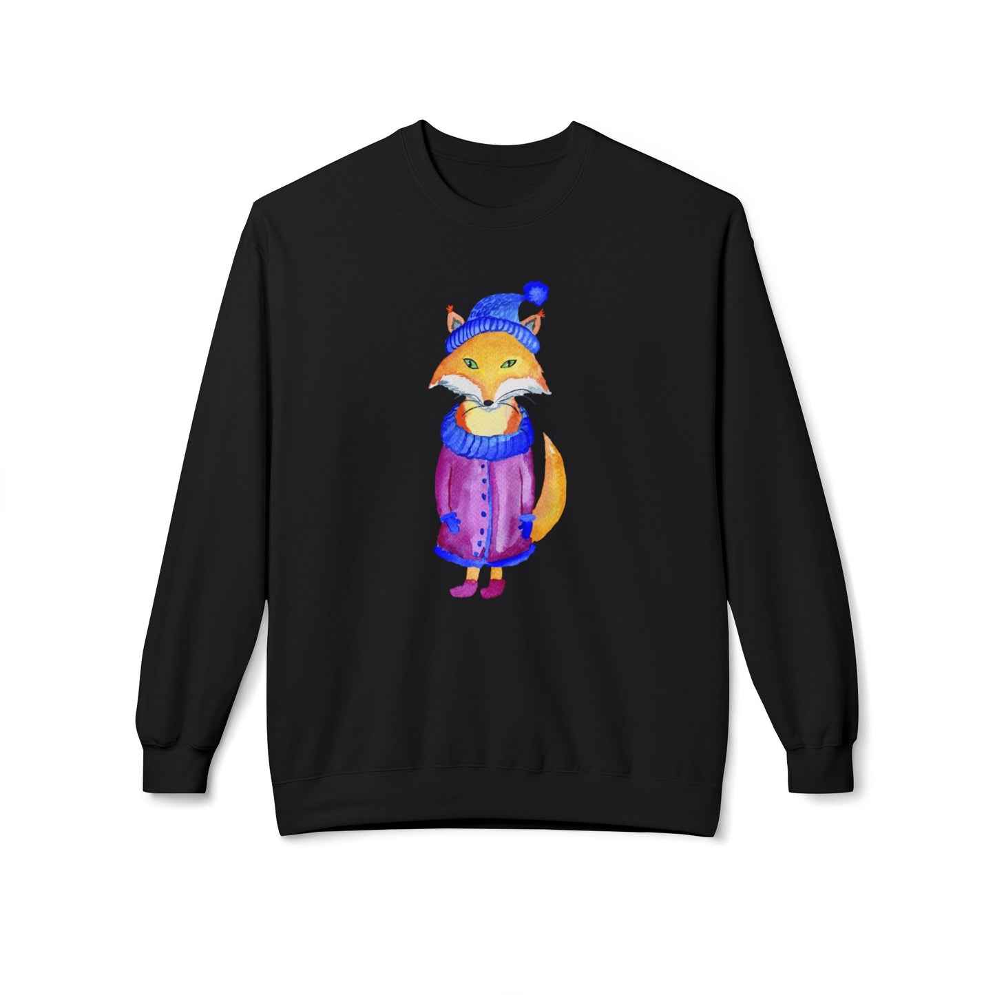 Classy Fox Unisex Midweight Softstyle Fleece Crewneck Sweatshirt