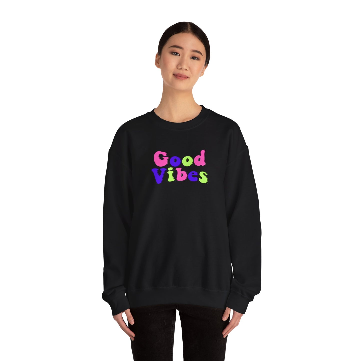 Good Vibes Unisex Heavy Blend™ Crewneck Sweatshirt