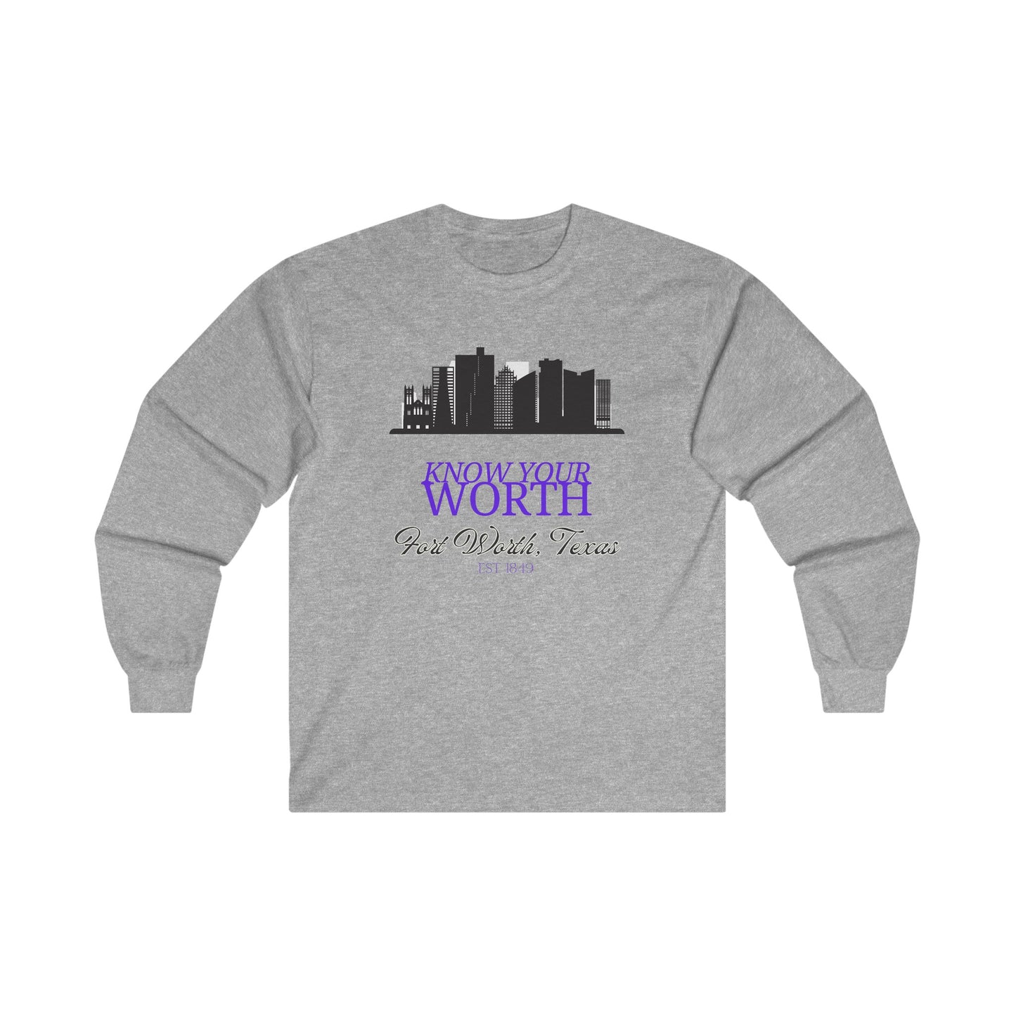 Know Worth FTW Unisex Ultra Cotton Long Sleeve Tee