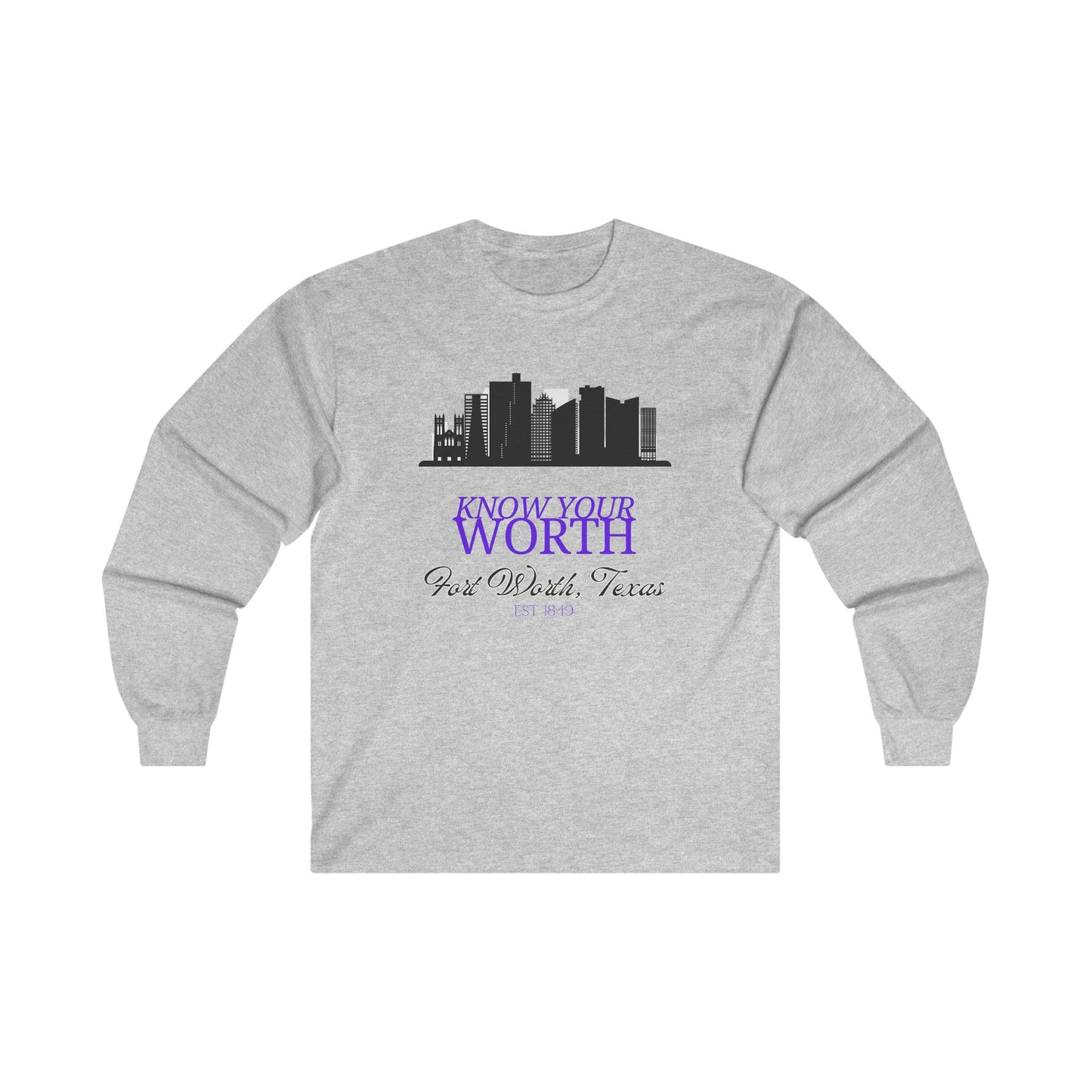 Know Worth FTW Unisex Ultra Cotton Long Sleeve Tee