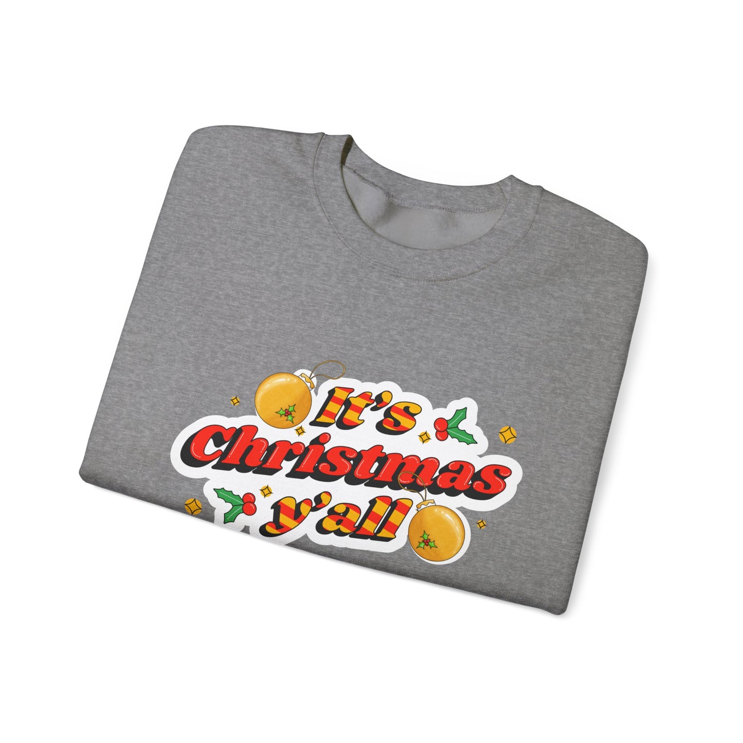 Christmas Ya’ll Unisex Heavy Blend™ Crewneck Sweatshirt