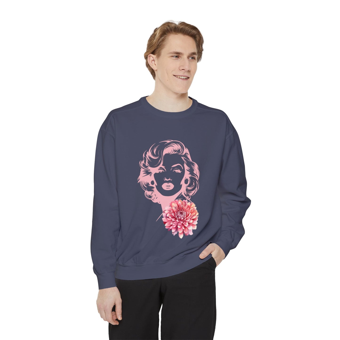 Marilyn Unisex Garment-Dyed Sweatshirt