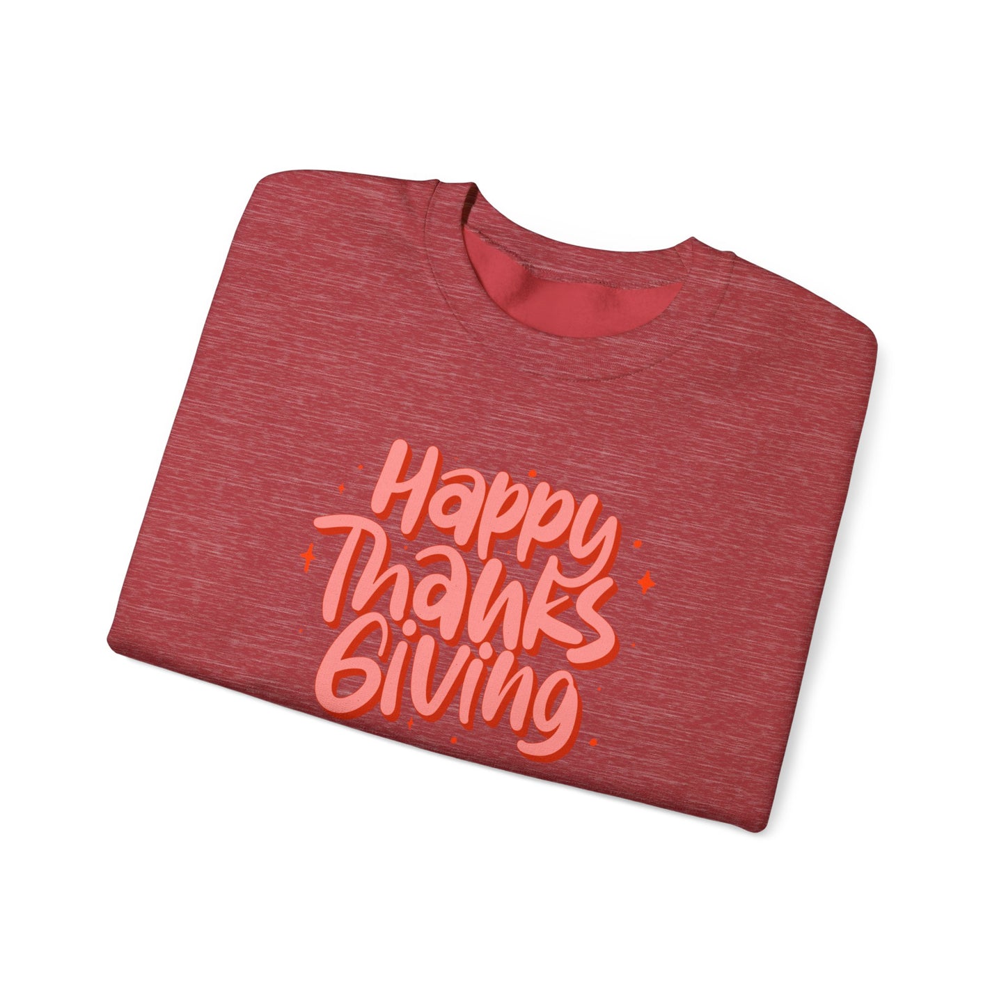 Happy Thanks Unisex Heavy Blend™ Crewneck Sweatshirt