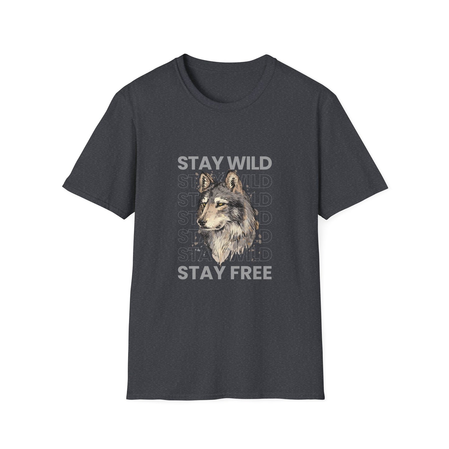 Stay Wild Stay Free Unisex Softstyle T-Shirt