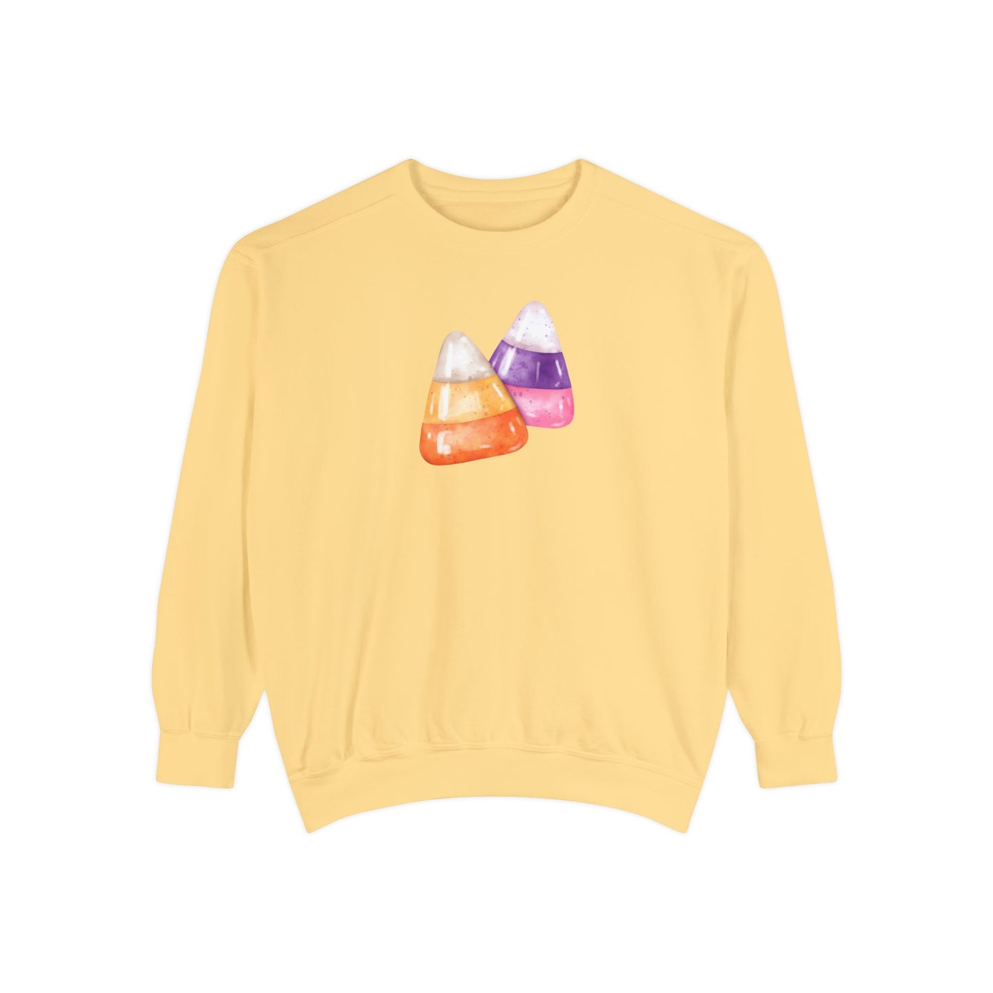 Candy Corn Unisex Garment-Dyed Sweatshirt