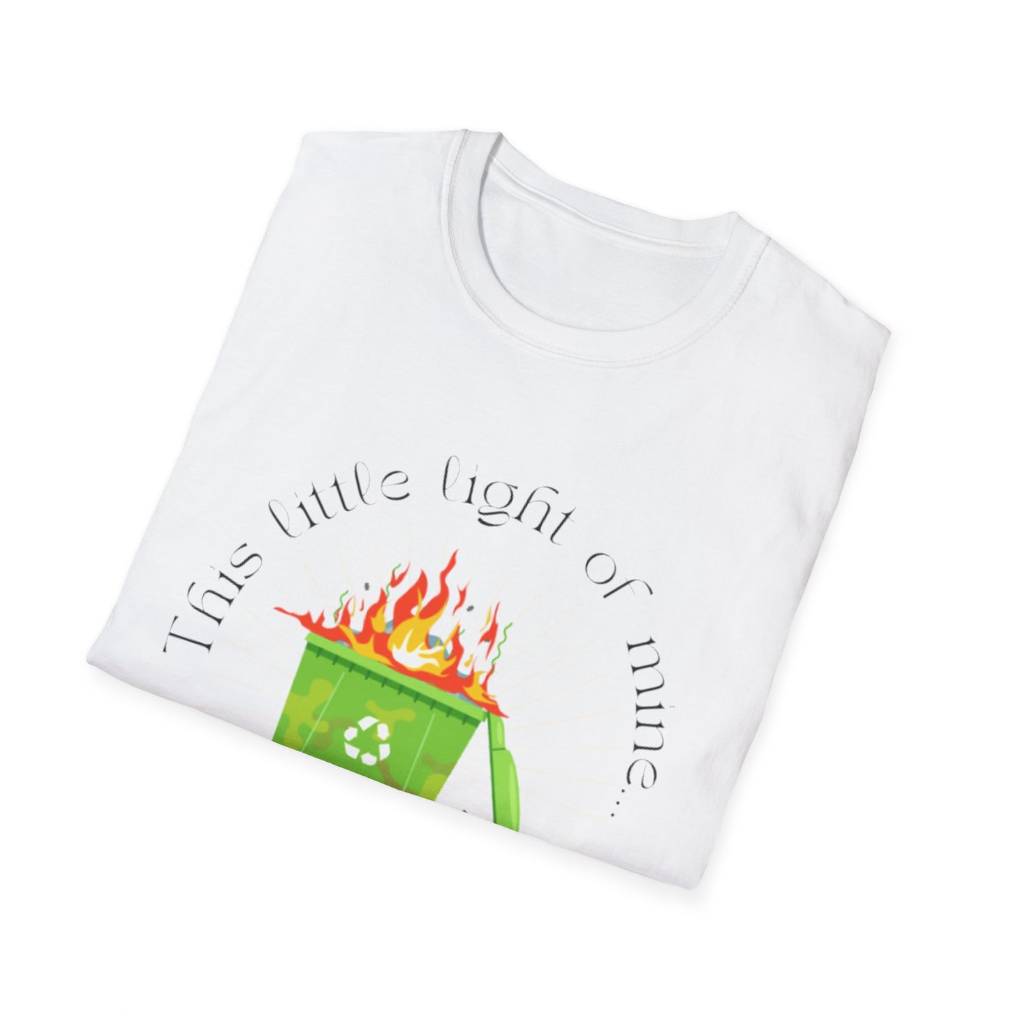 Dumpster Fire Unisex Softstyle T-Shirt