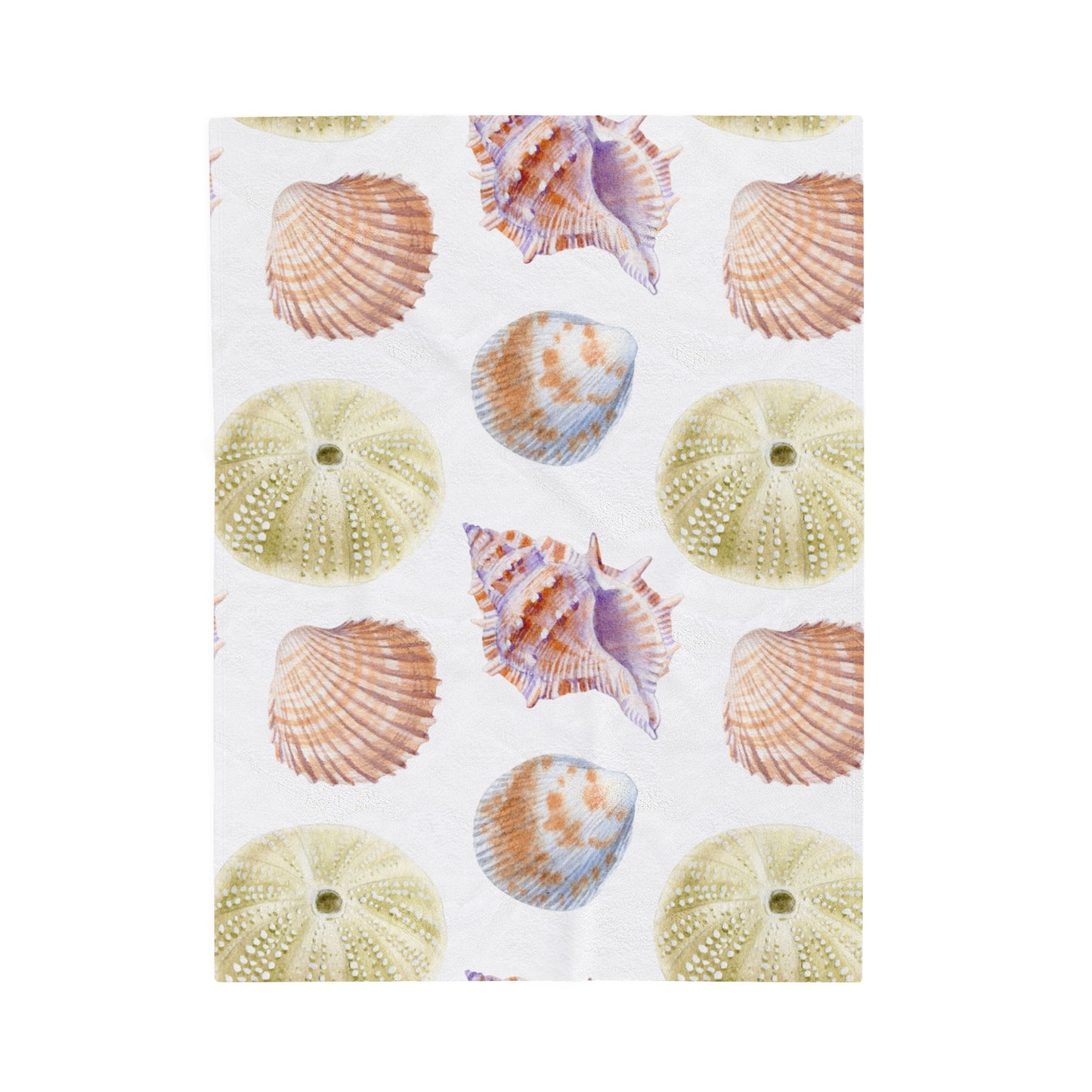 Shells Velveteen Plush Blanket