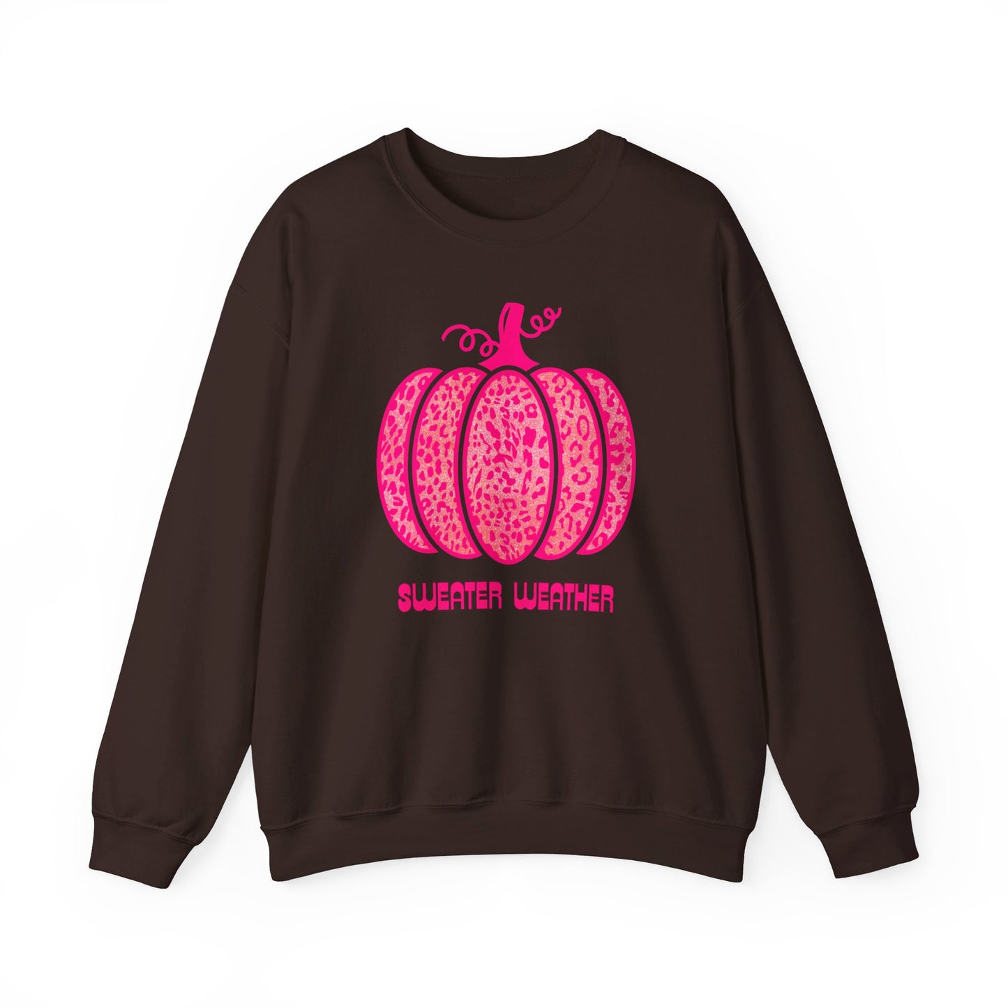 Pink Sweater Weather Unisex Heavy Blend™ Crewneck Sweatshirt