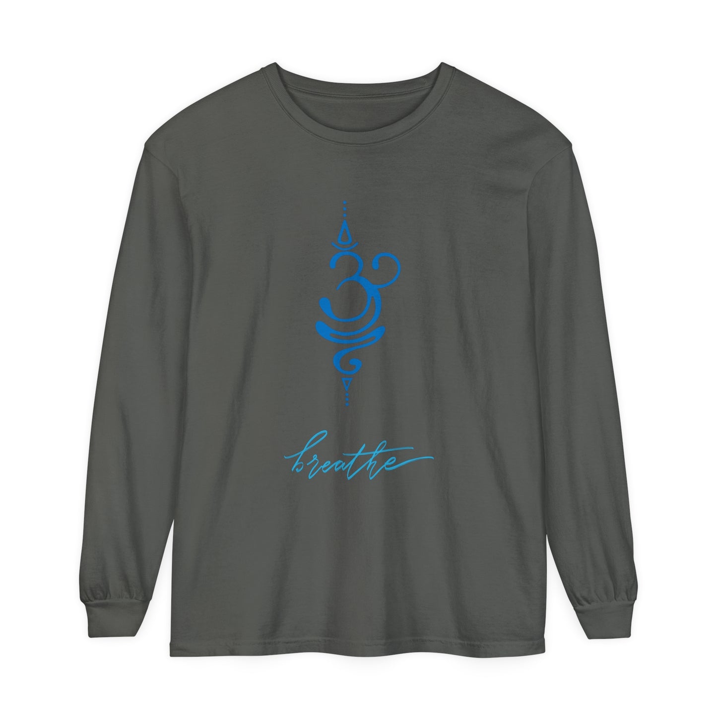 Breathe Unisex Garment-dyed Long Sleeve T-Shirt