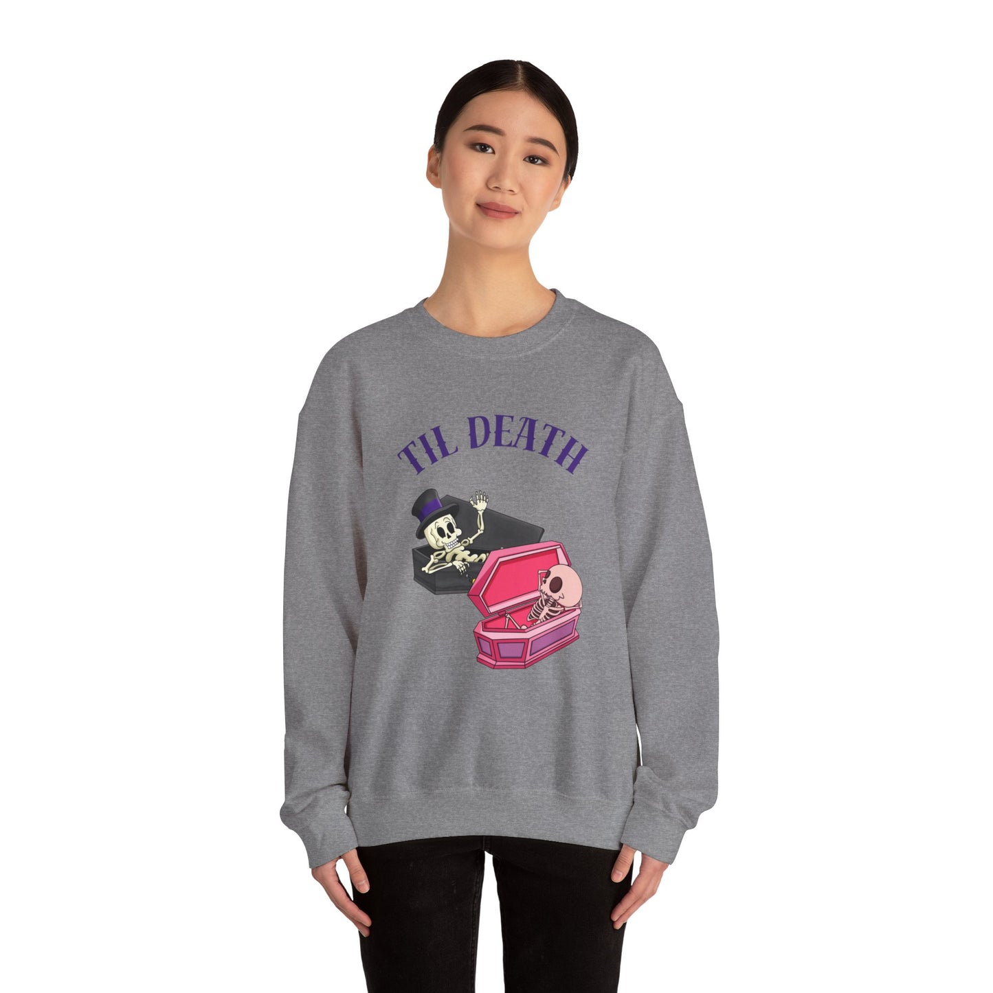 Til Death Unisex Heavy Blend™ Crewneck Sweatshirt