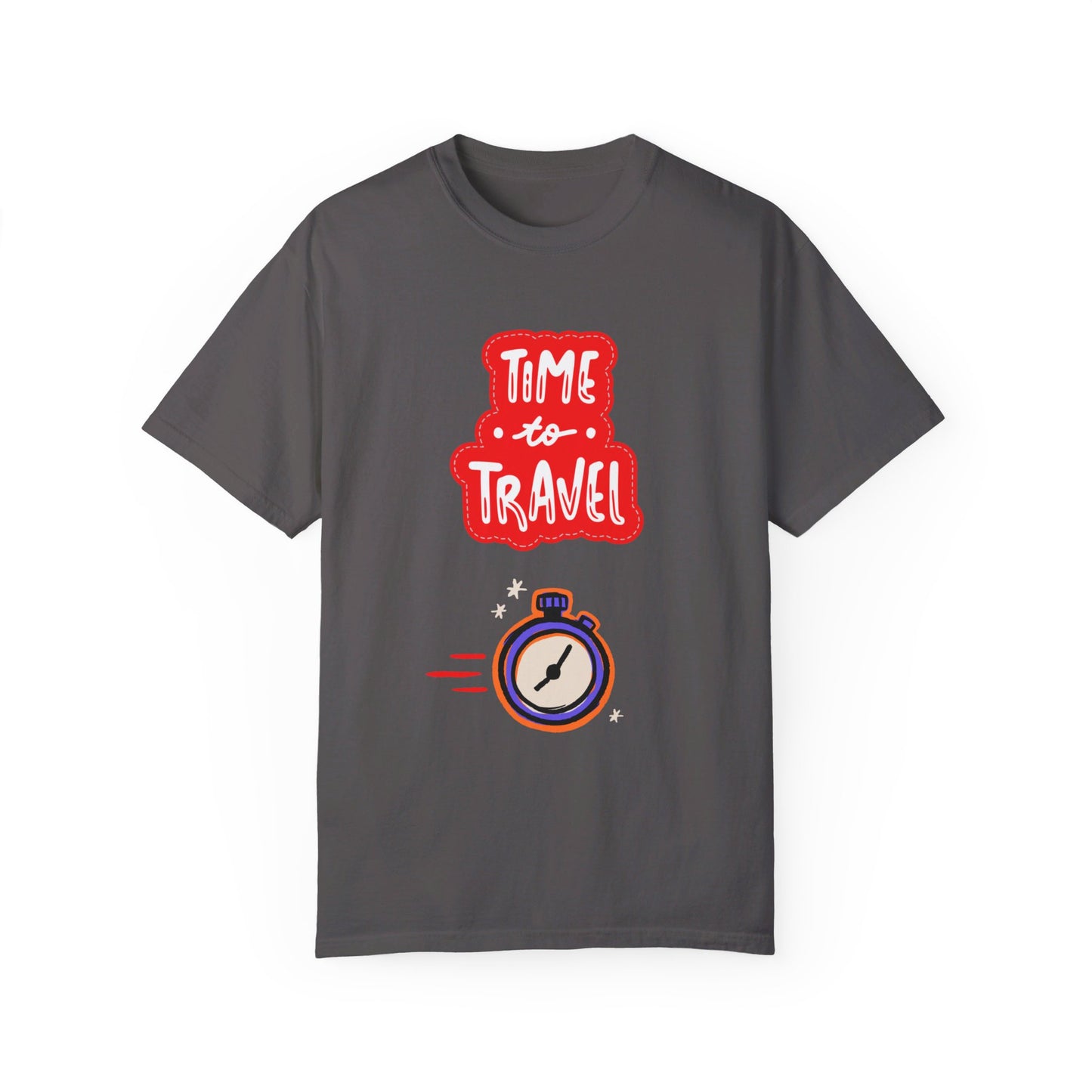 Time to Travel Unisex Garment-Dyed T-shirt