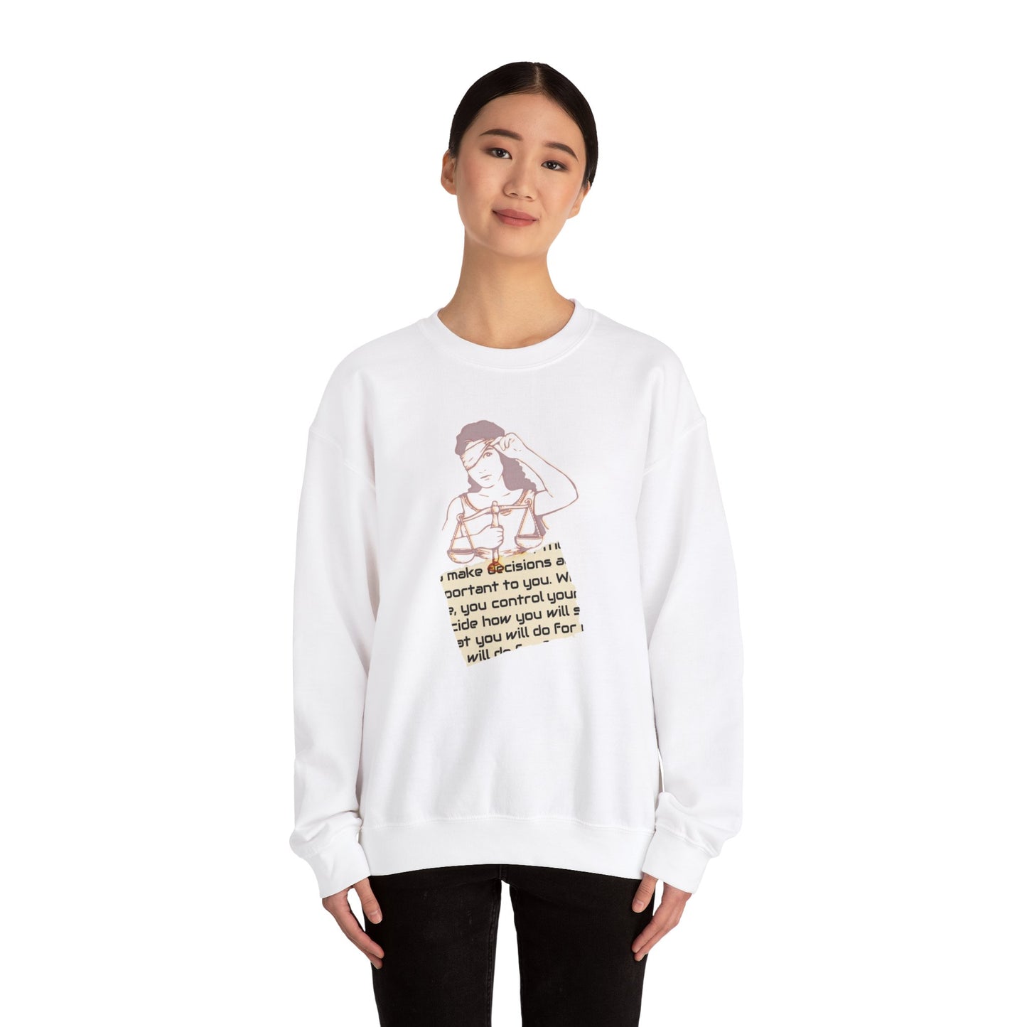 Blind Justice Unisex Heavy Blend™ Crewneck Sweatshirt