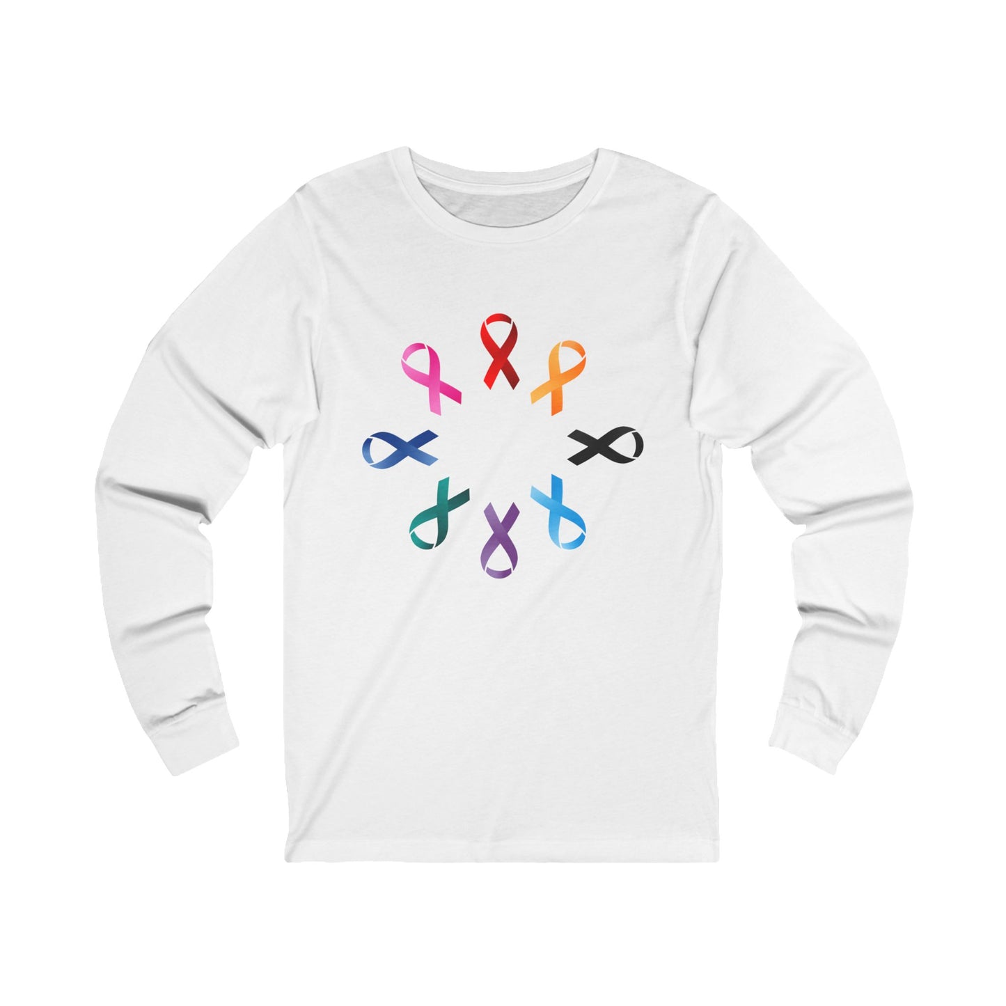 Awareness Ribbons Unisex Jersey Long Sleeve Tee