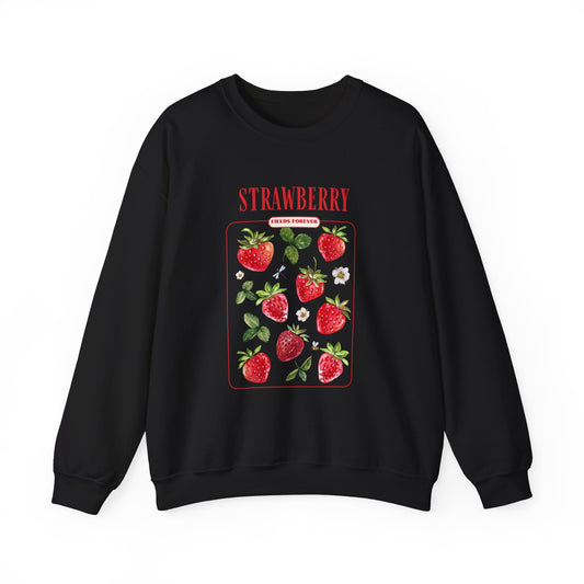 Strawberry Fields Unisex Heavy Blend™ Crewneck Sweatshirt