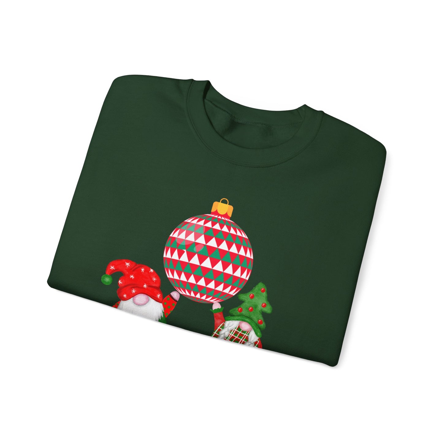 Christmas Gnome Disco Unisex Heavy Blend™ Crewneck Sweatshirt