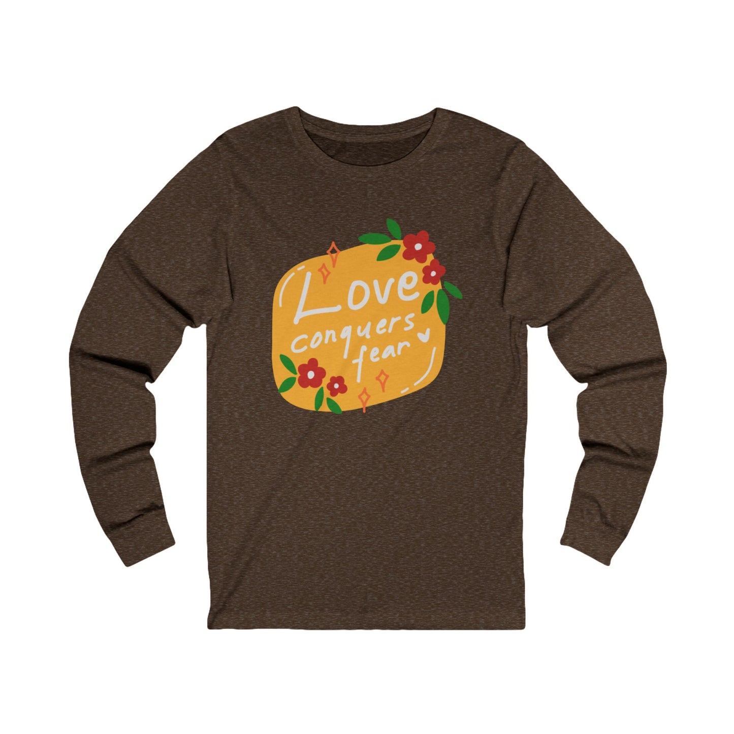 Love Conquers Unisex Jersey Long Sleeve Tee