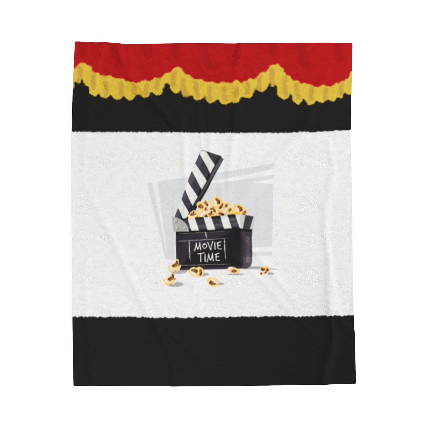 Movie Time Velveteen Plush Blanket