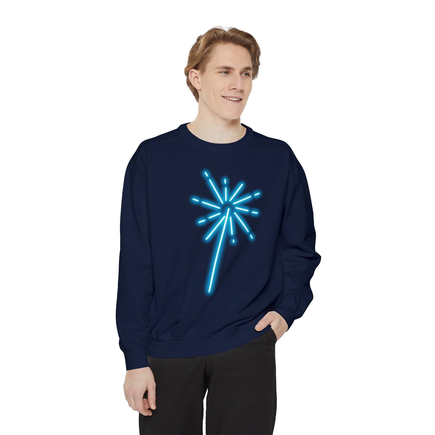 Blue Wishes Unisex Garment-Dyed Sweatshirt